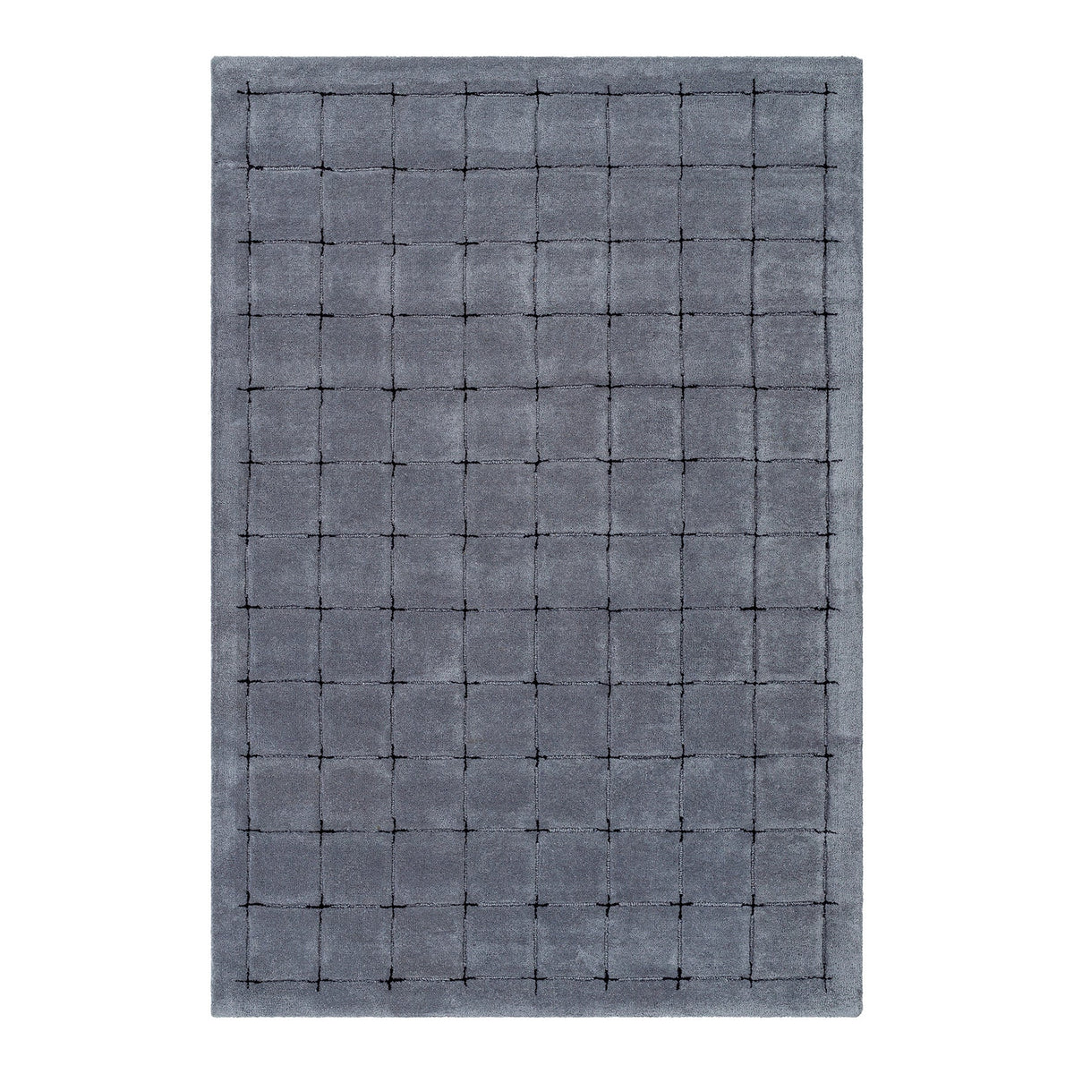 Brook Grey & Charcoal Modern Wool Rug