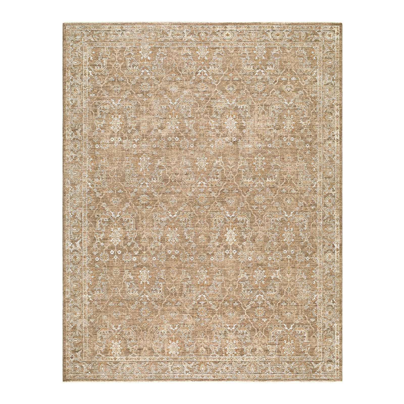 Penny by Becki Owens 2306 Tan, Ivory & Off White Vintage Boho Fringe Rug