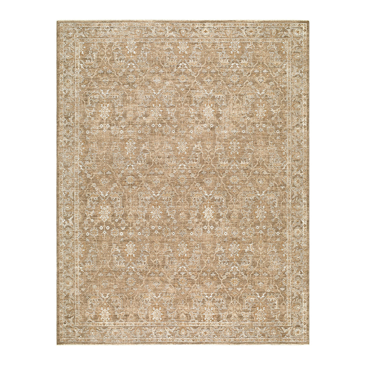 Penny by Becki Owens 2306 Tan, Ivory & Off White Vintage Boho Fringe Rug