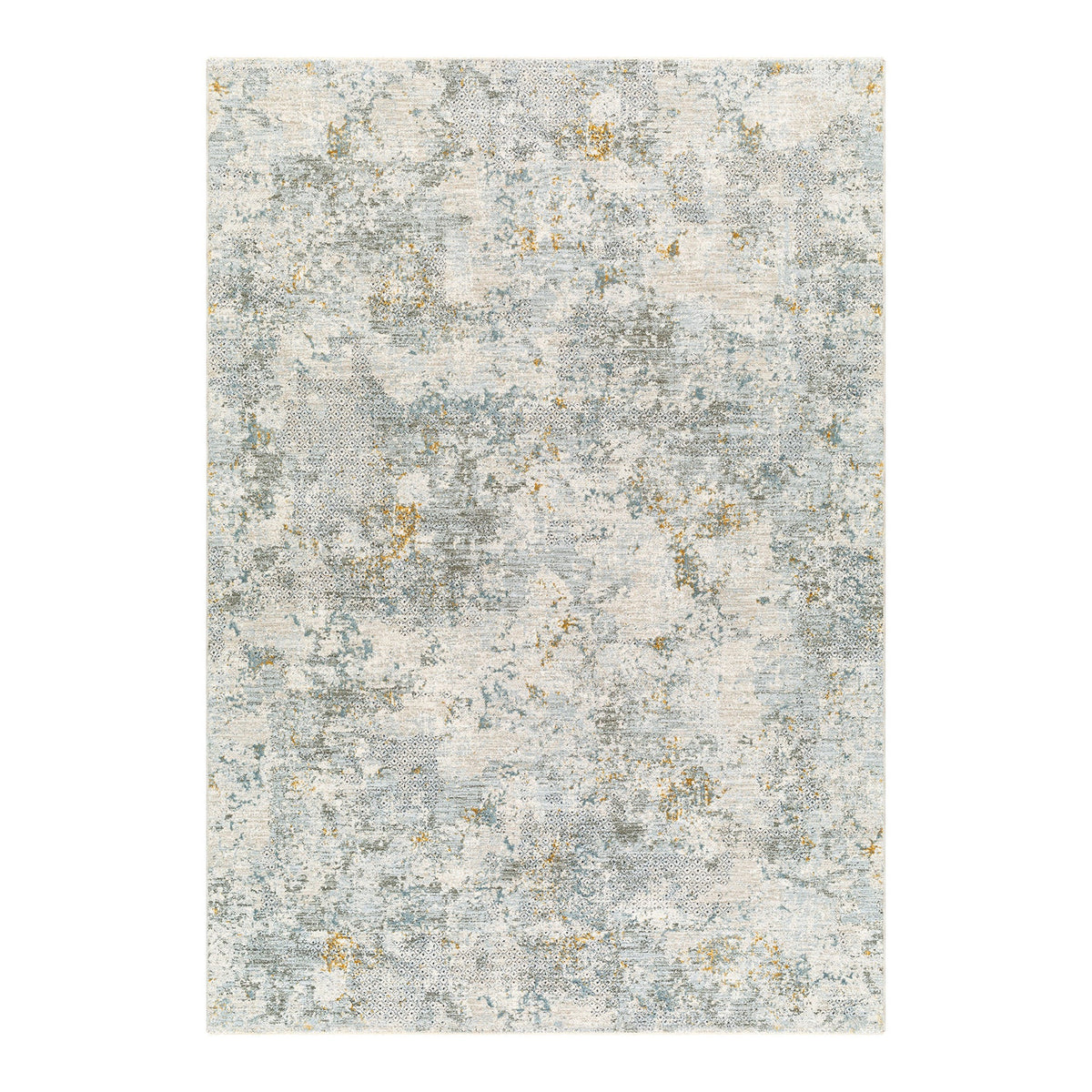 Dresden Grey & Sage Vintage Boho Fringe Rug