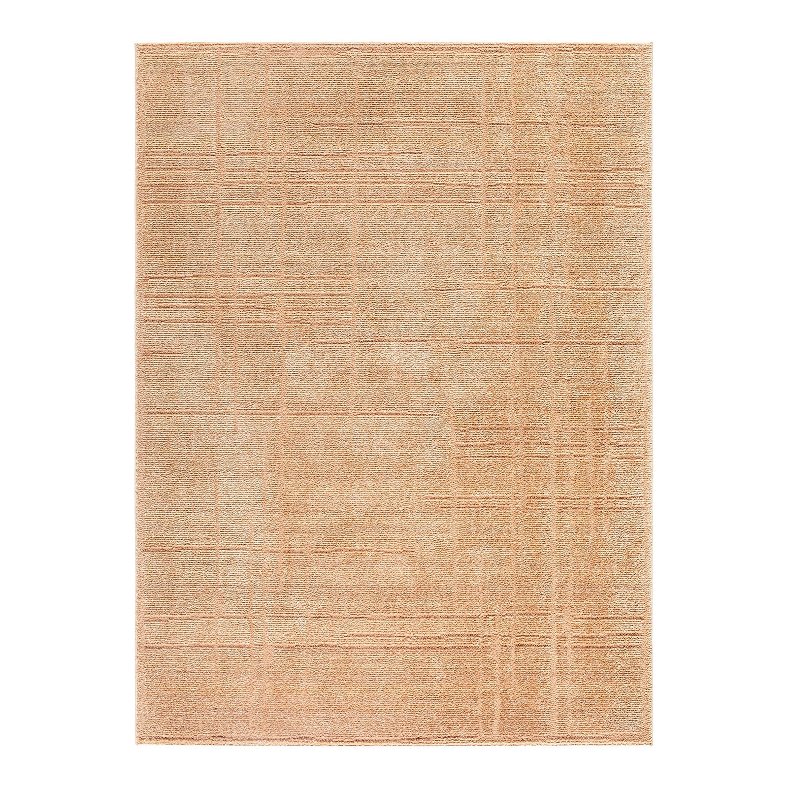 Alba Tan Modern Geometric Rug