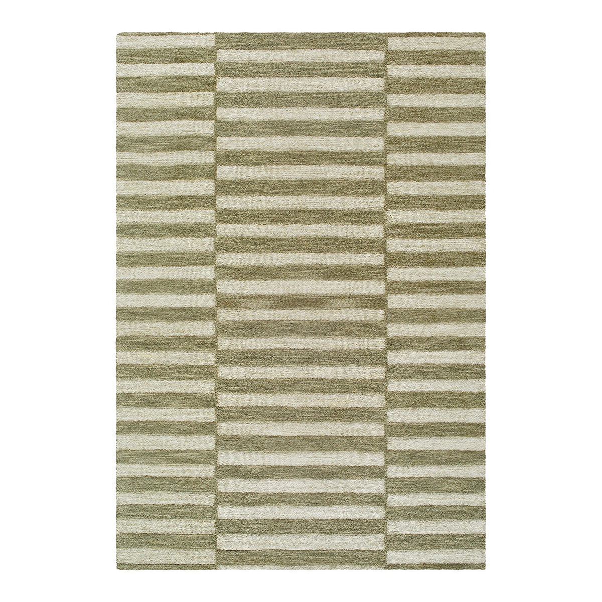 Idaho Green & Sage Modern Wool Rug
