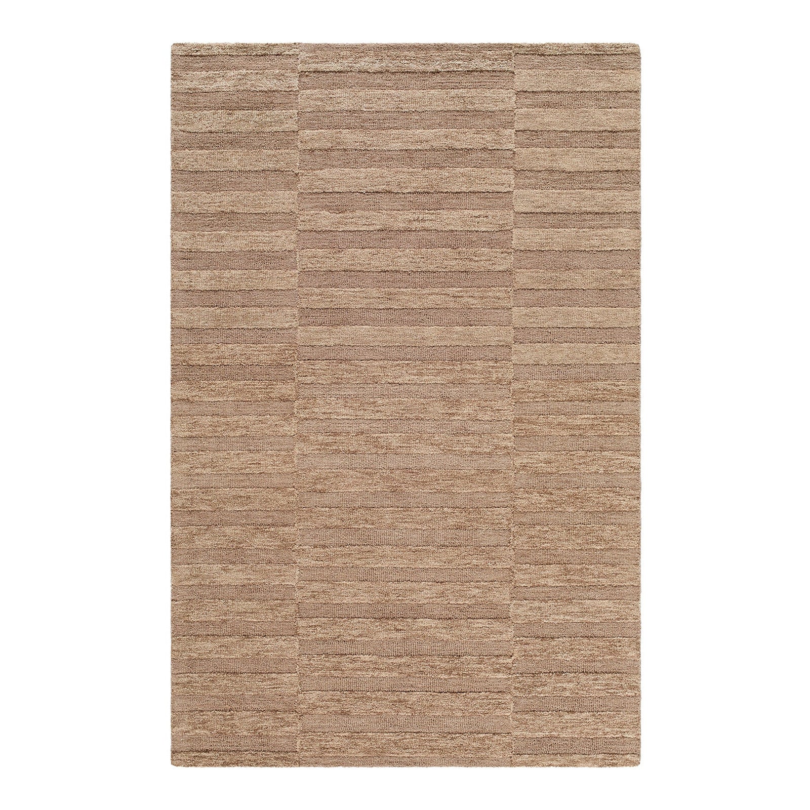 Idaho Beige & Taupe Modern Wool Rug