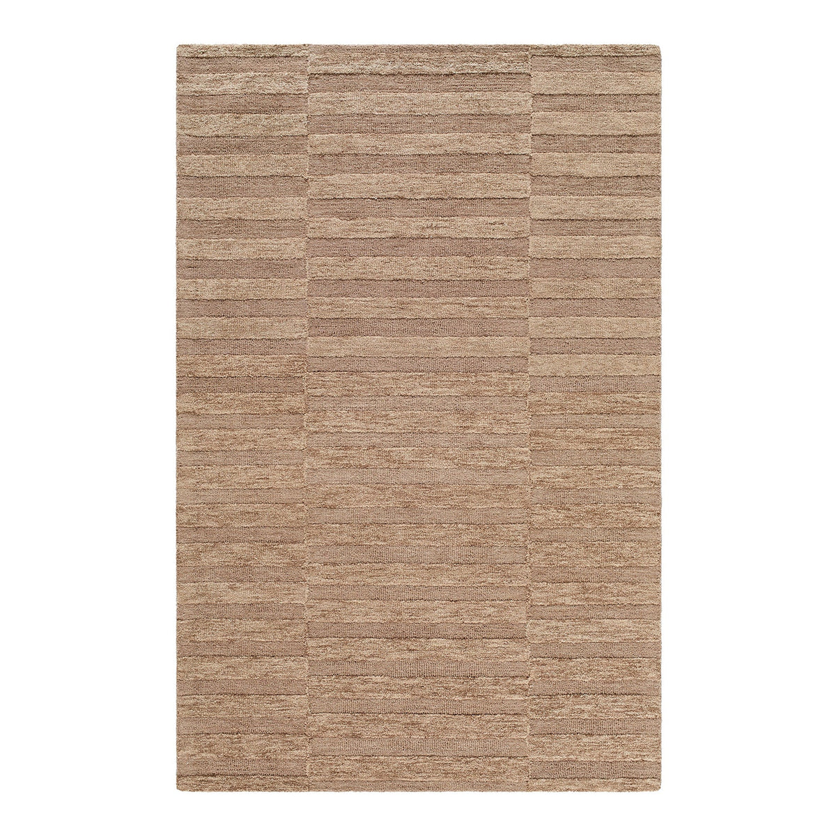 Idaho Beige & Taupe Modern Wool Rug