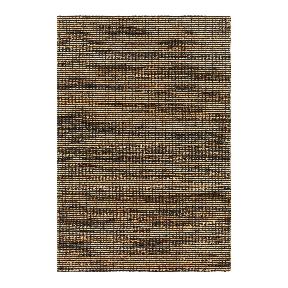 Priya Brown & Black Modern Jute & Wool Rug