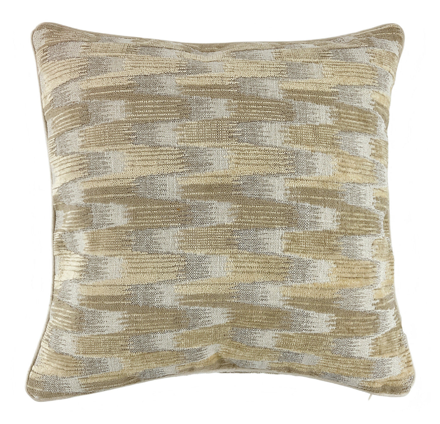 Malini Dakota Natural Jacquard Square Cushion 50x50