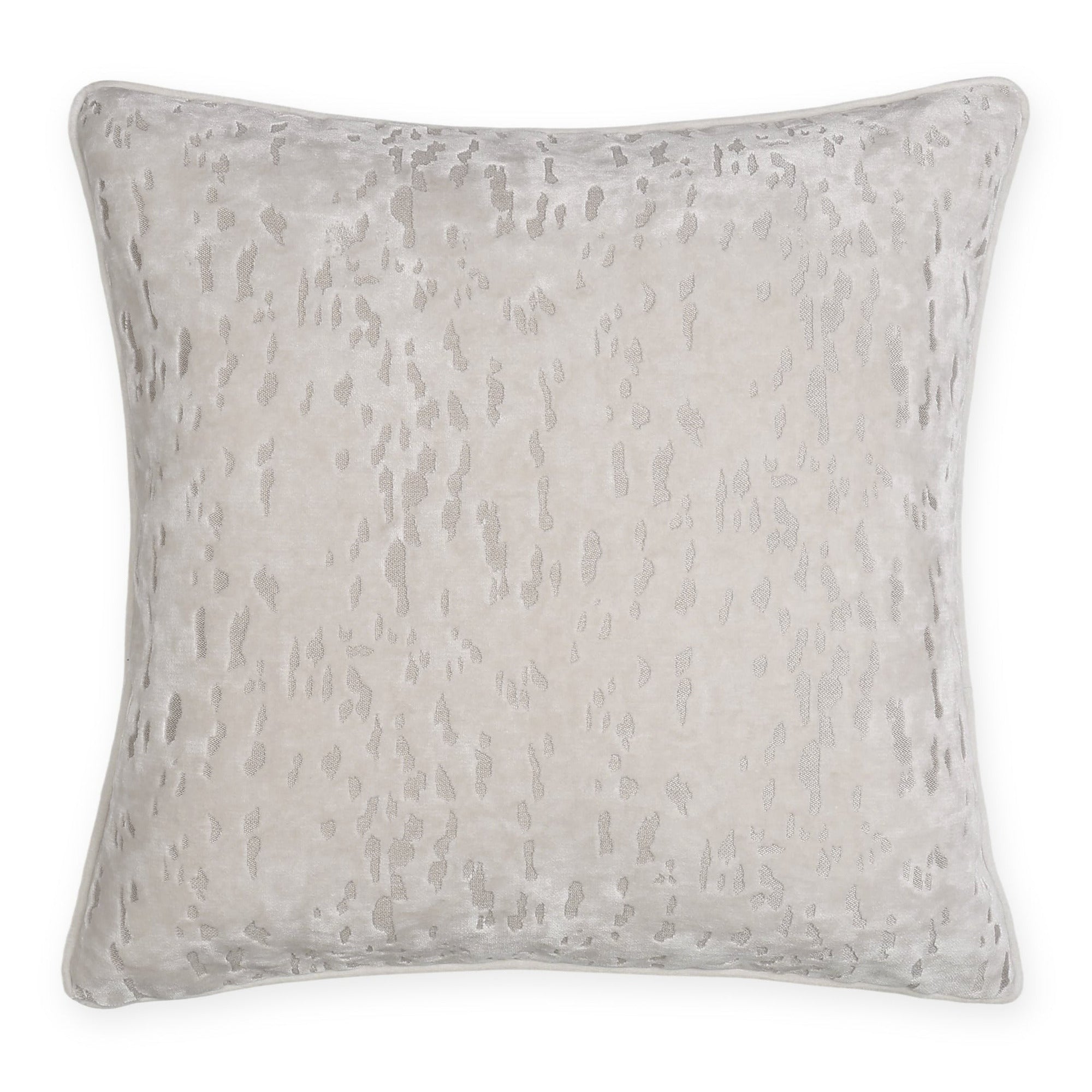 Malini Paul Moneypenny Drip Happens Ivory Velvet Square Cushion 56x56