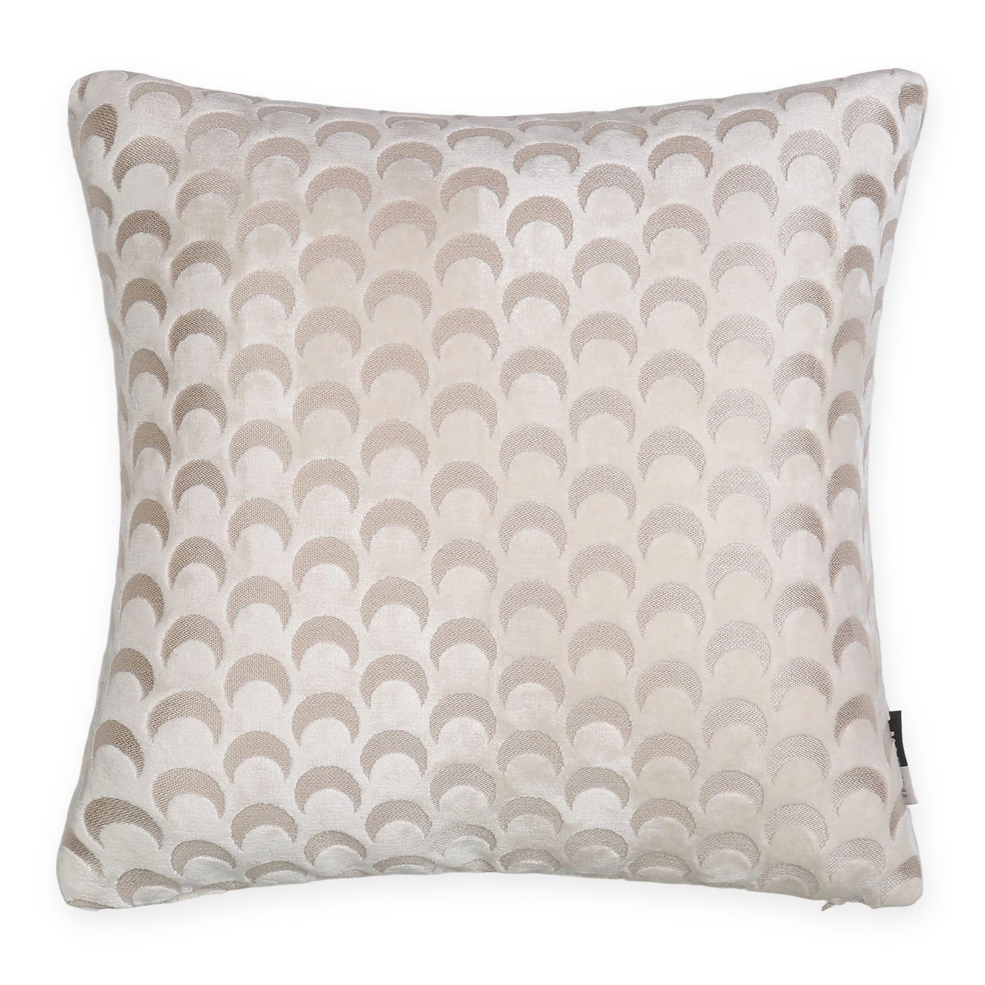 Malini Soli Ivory Velvet Square Cushion 56x56
