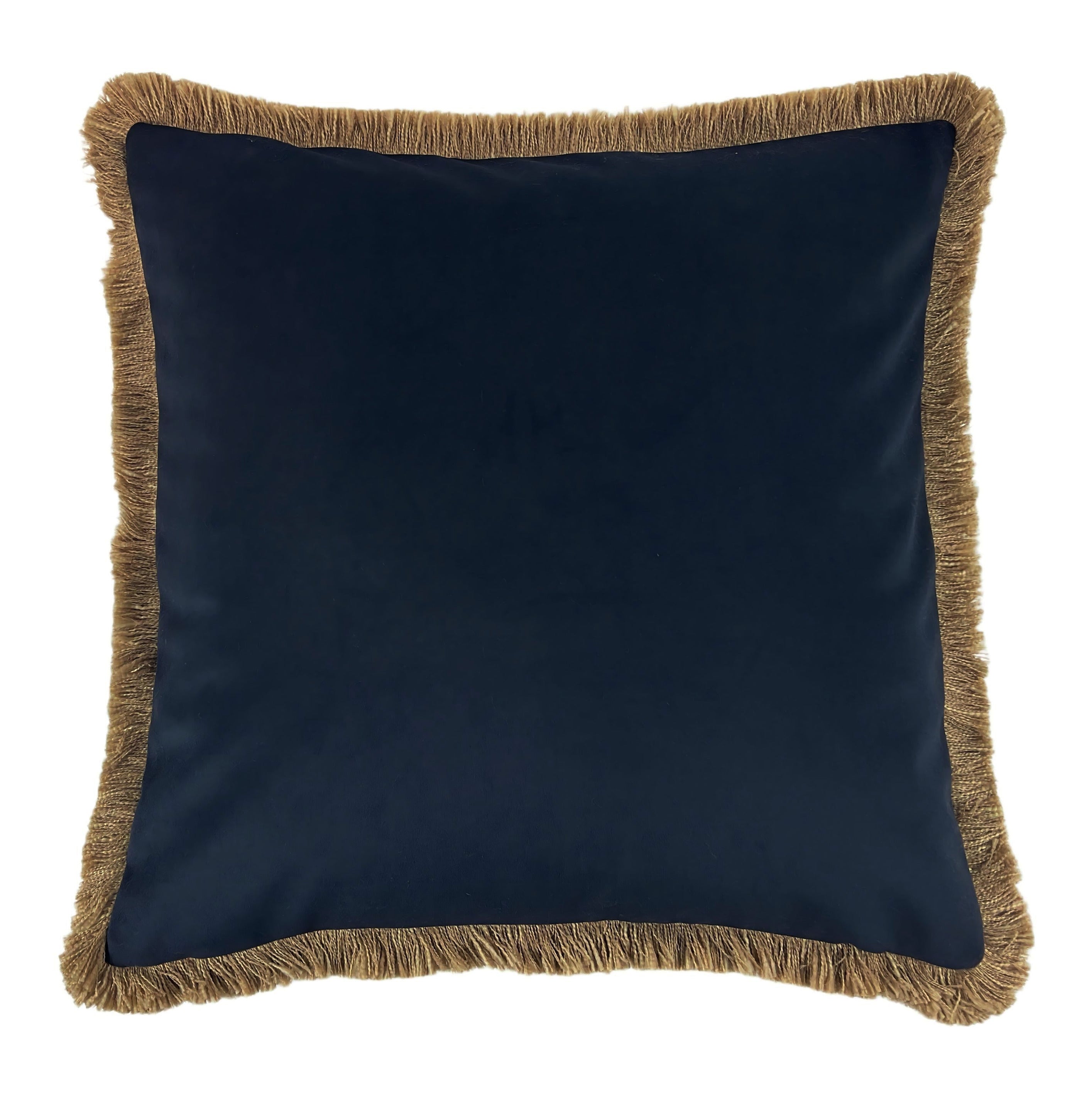 Malini Verona Navy Blue Velvet Square Cushion 55x55