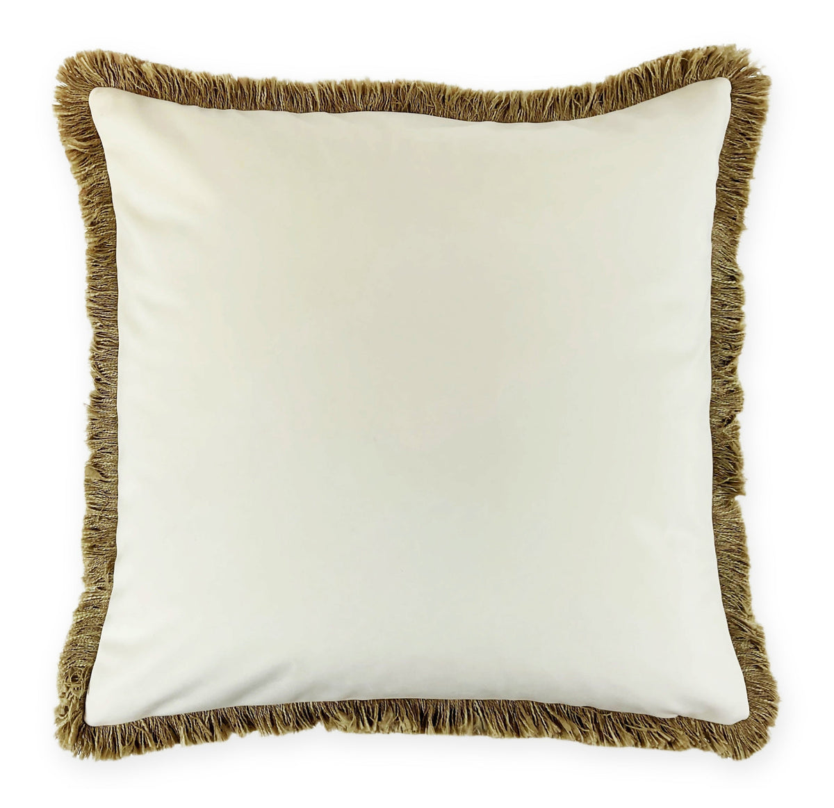 Malini Verona Champagne Beige Velvet Square Cushion 55x55