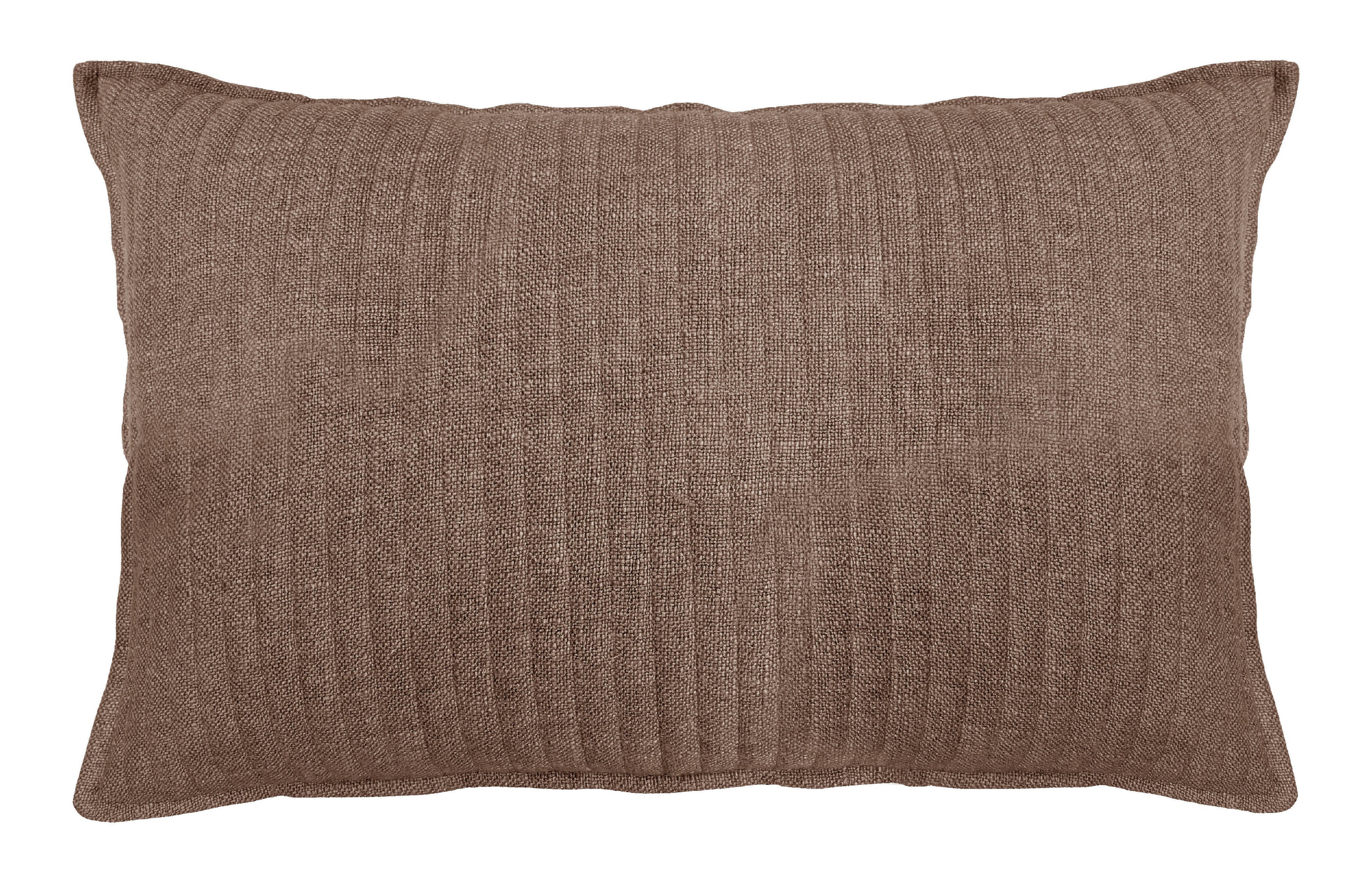 Malini Looma Chocolate Brown Rectangle Cushion 40x60