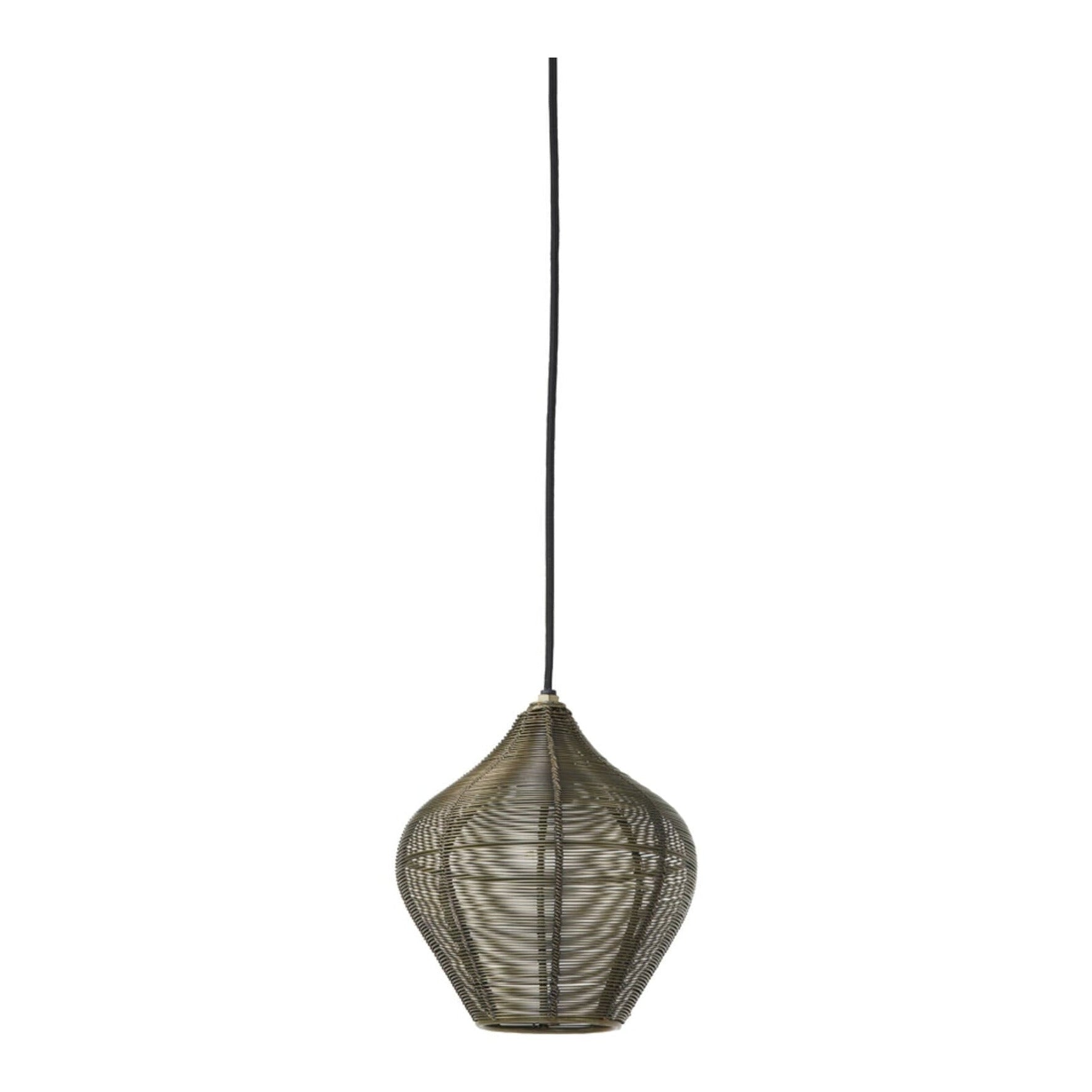 Alvaro Antique Bronze Metal Pendant Light 20cm