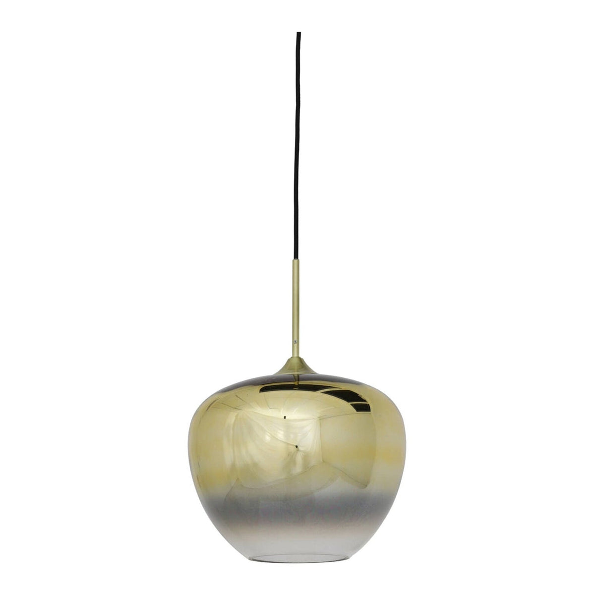 Mayson Gold & Clear Glass Pendant Light 30cm