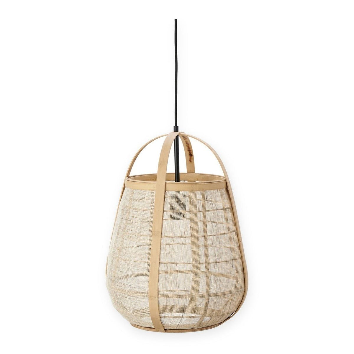 Jacinto Natural Bamboo Pendant Light 38cm