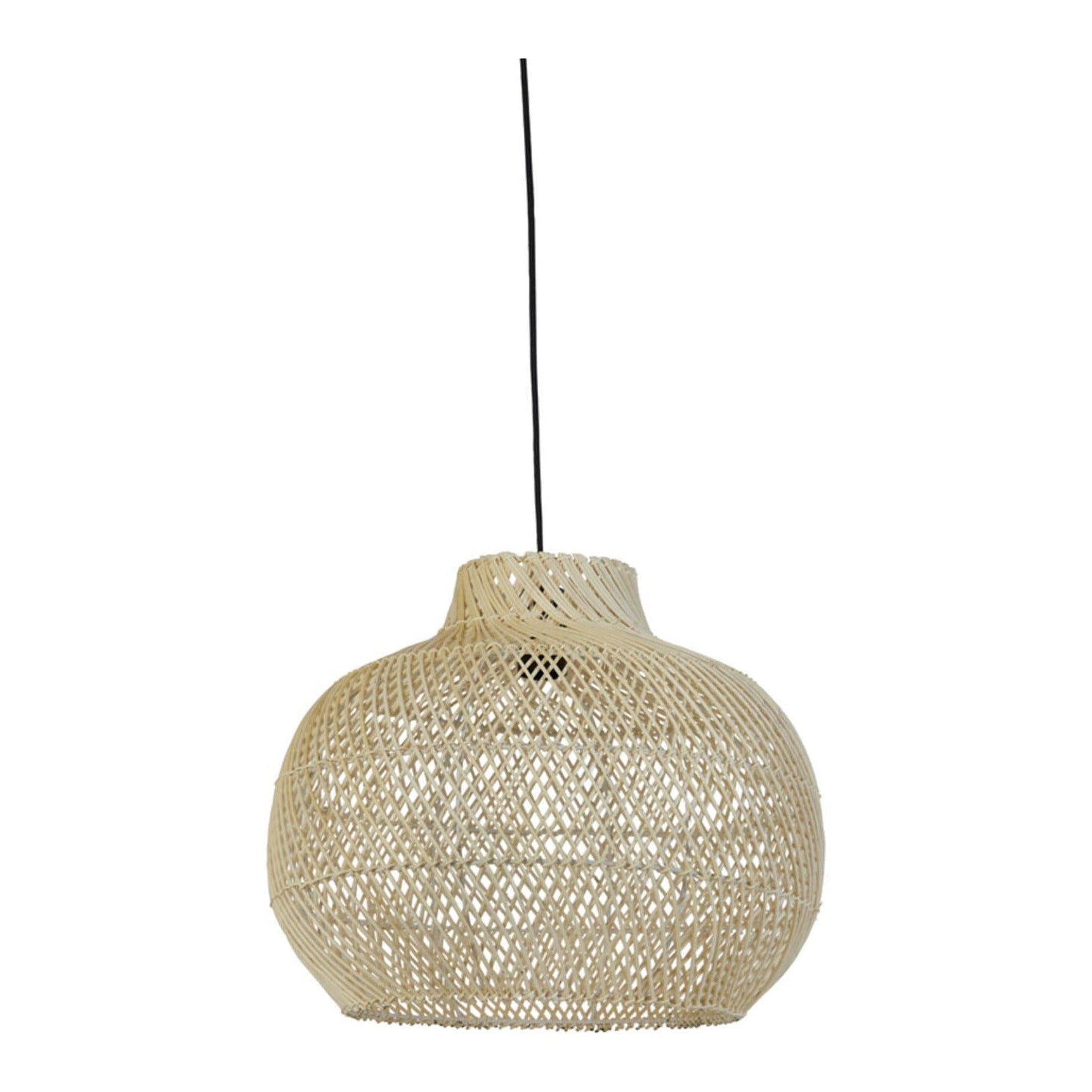 Charita Natural Rattan Pendant Light 46cm