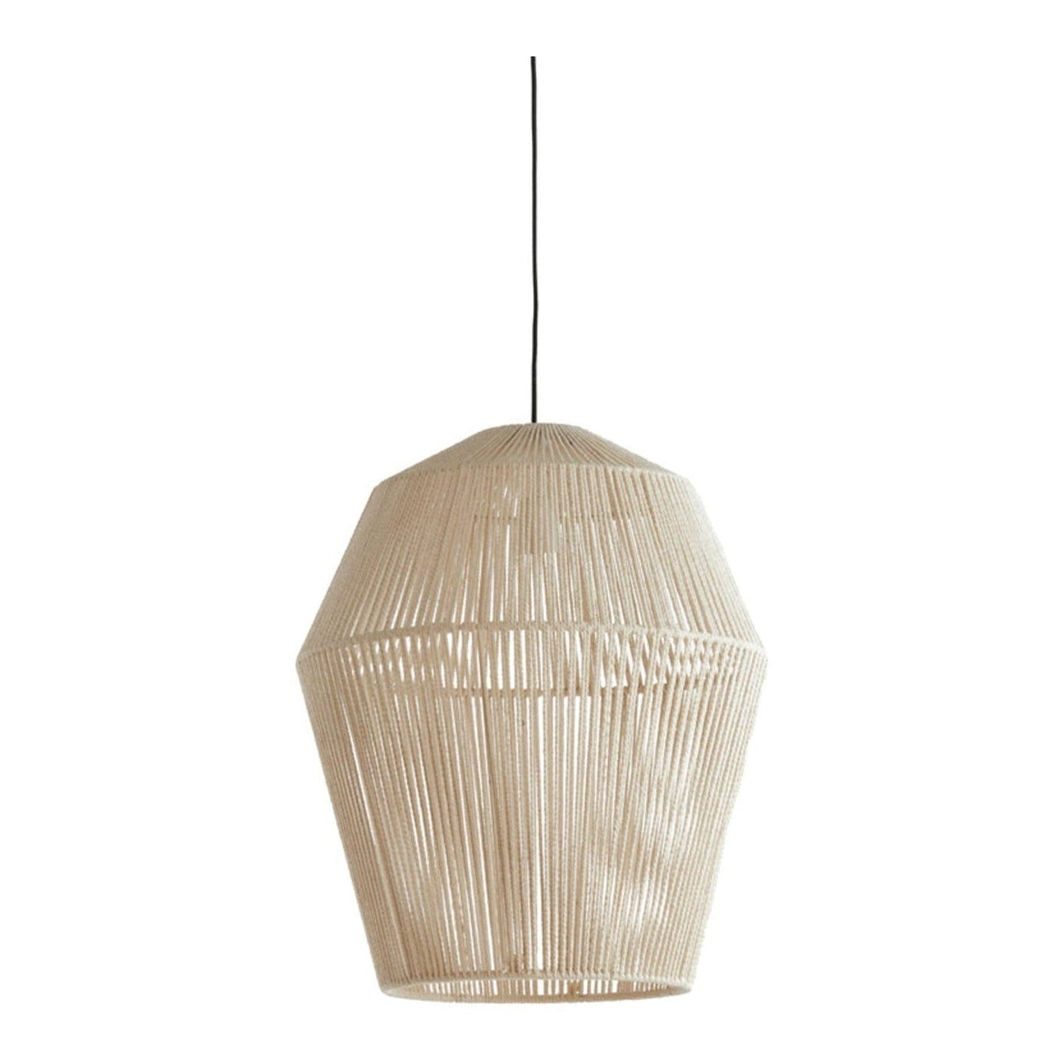 Deya Cream Metal Geometric Pendant Light 45cm