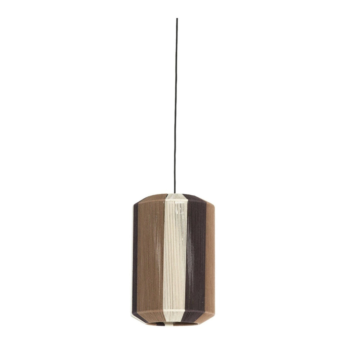 Kozana Brown & Cream Pendant Light 30cm