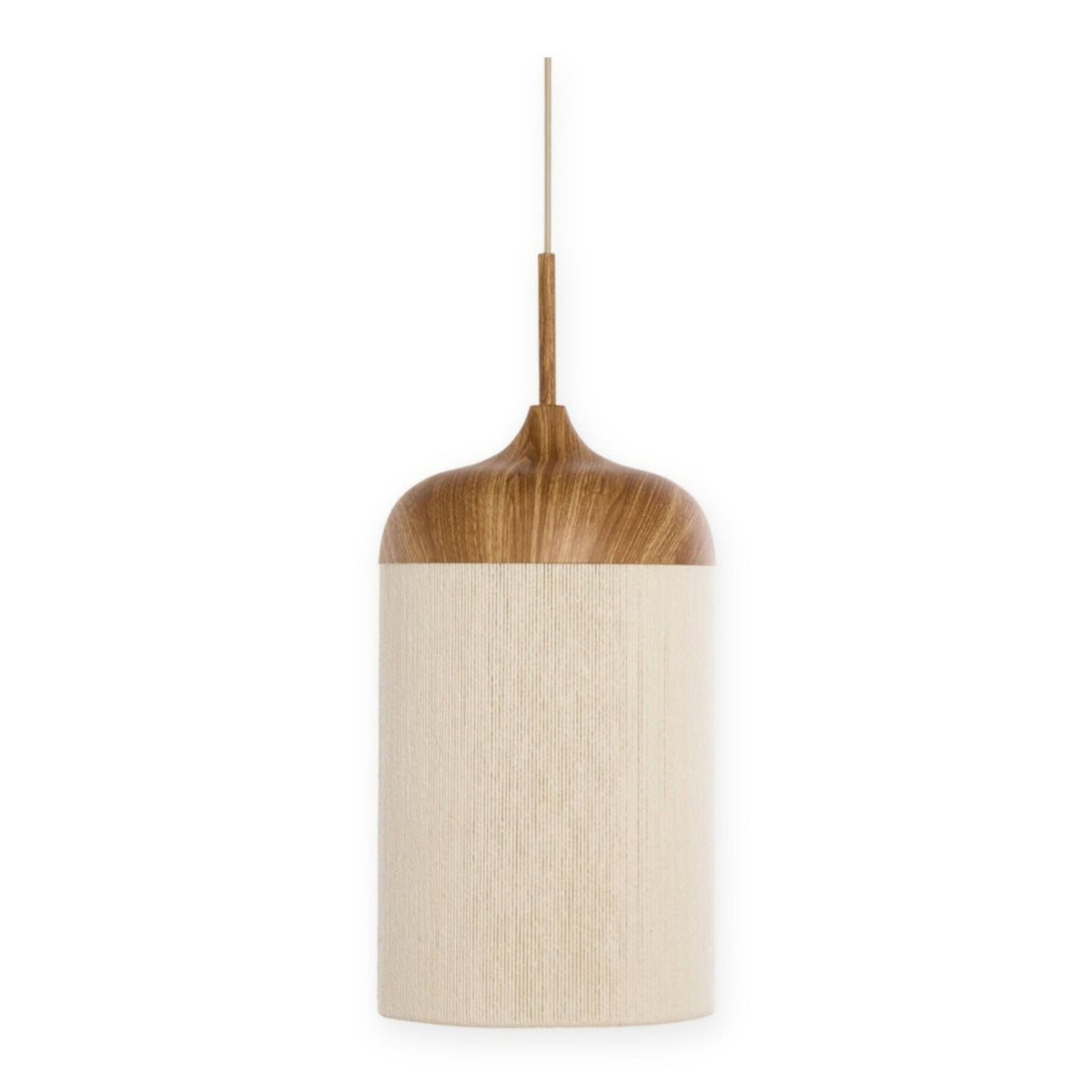 Dania Natural & Cream Rope Pendant Light 22cm
