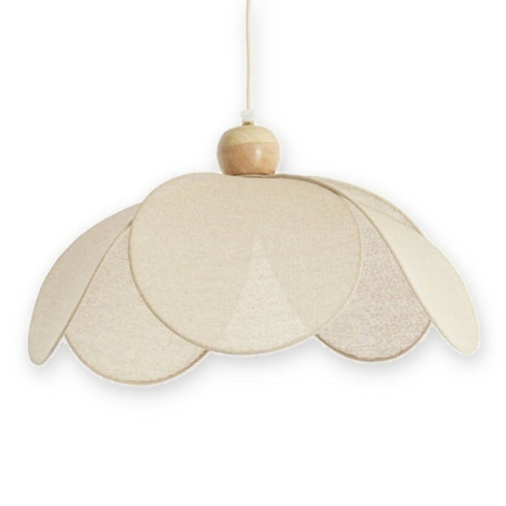 Lavriria Natural & Wood Petal Pendant Light 50cm