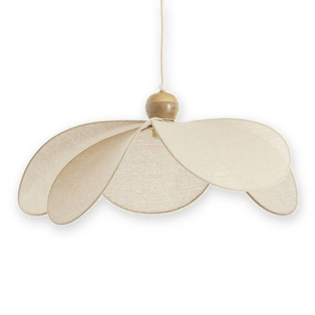 Lavriria Natural & Wood Petal Pendant Light 60cm