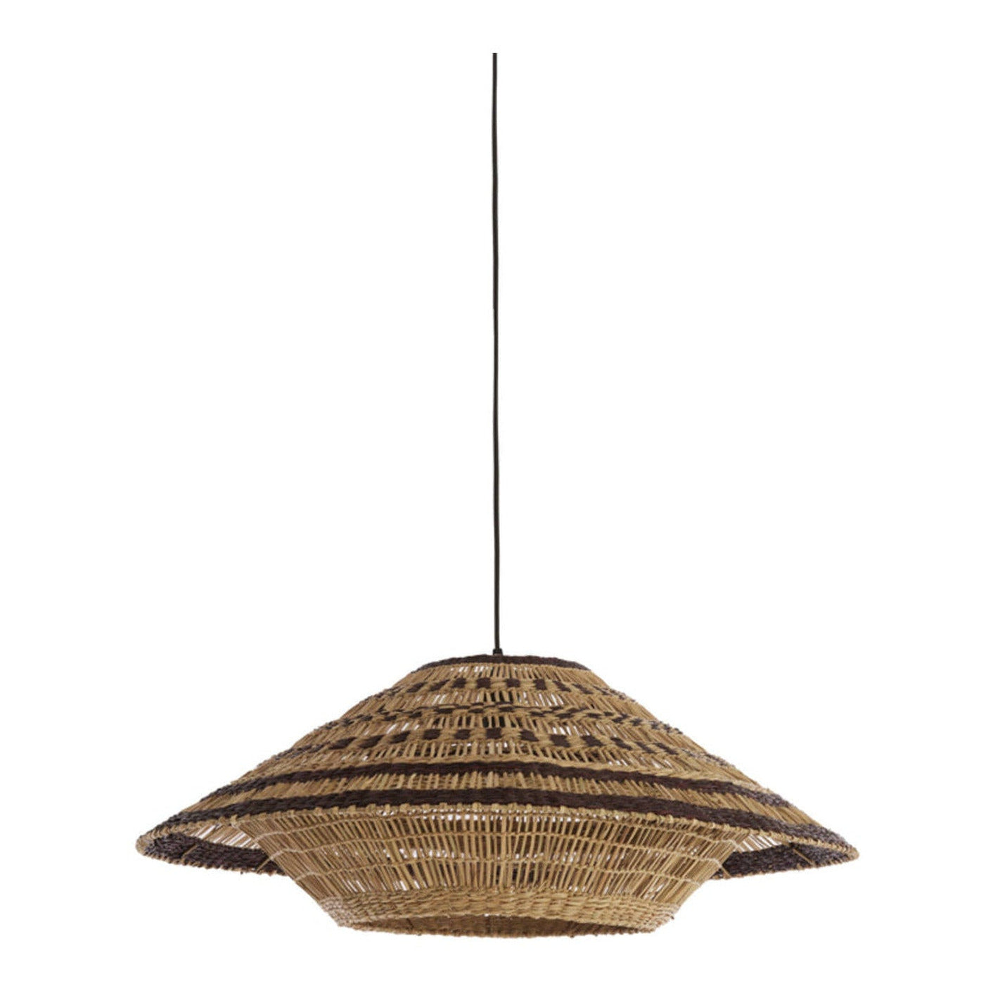 Owana Natural & Brown Seagrass Pendant Light 80cm