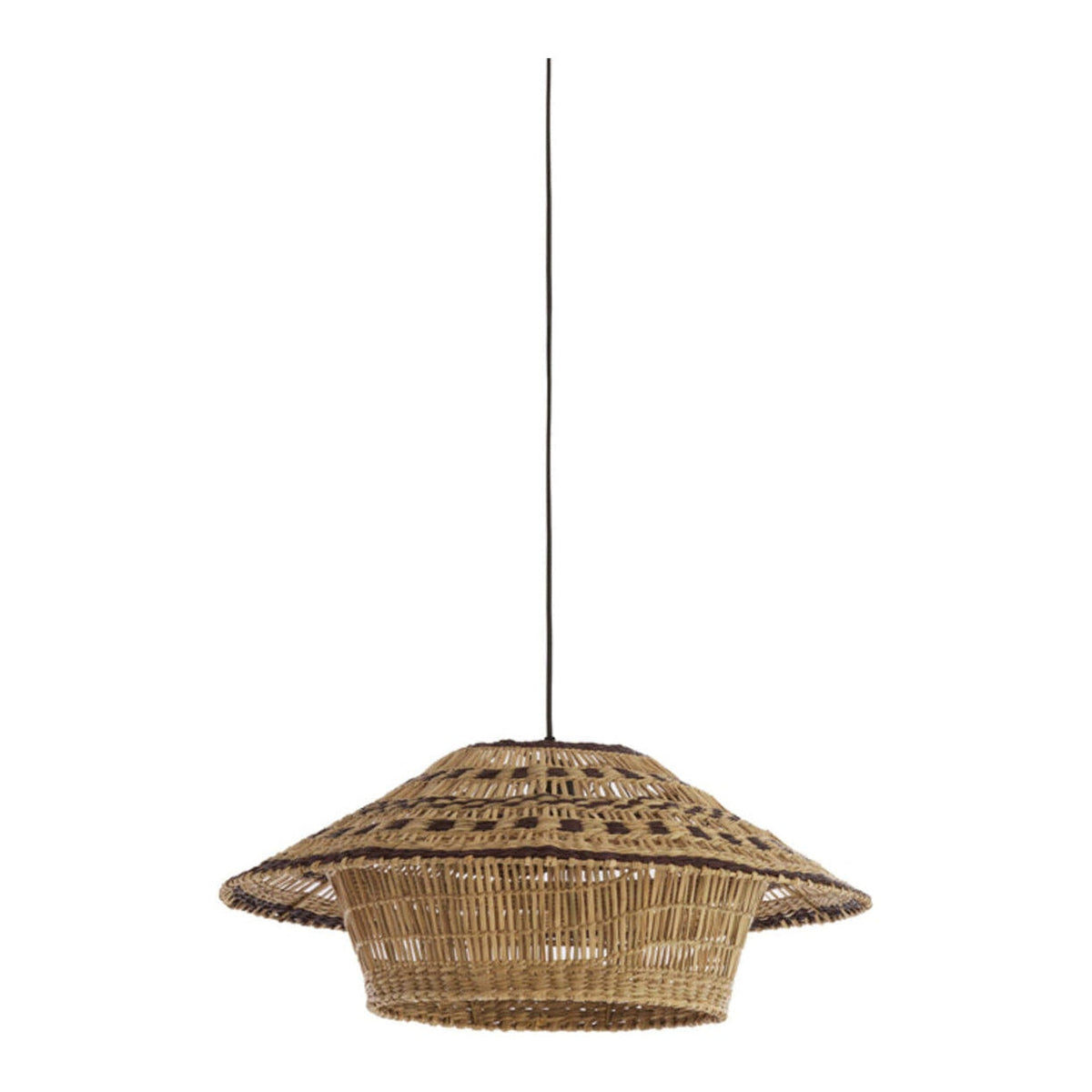 Owana Natural & Brown Seagrass Pendant Light 64cm