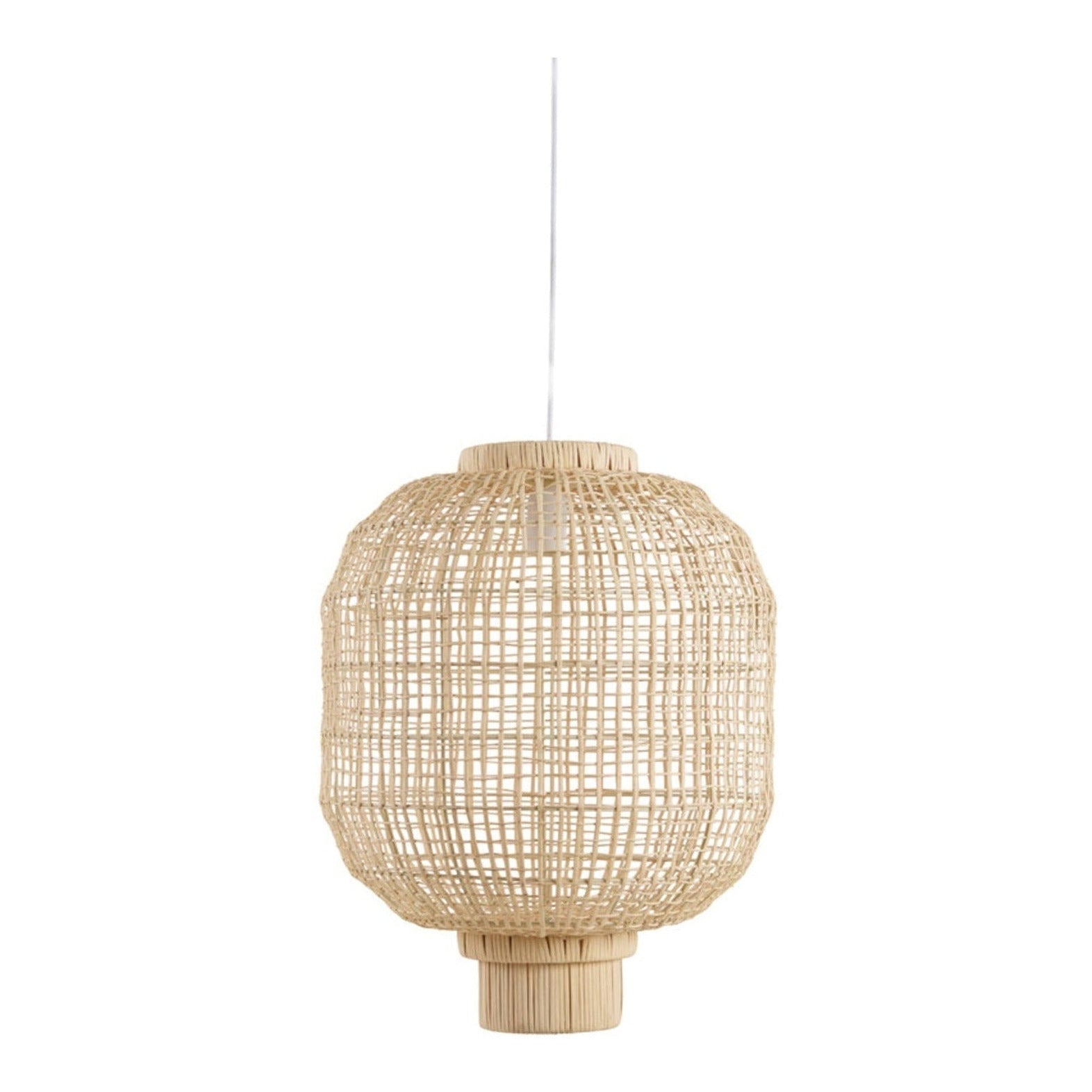 Dorzan Natural Rattan Pendant Light 42cm