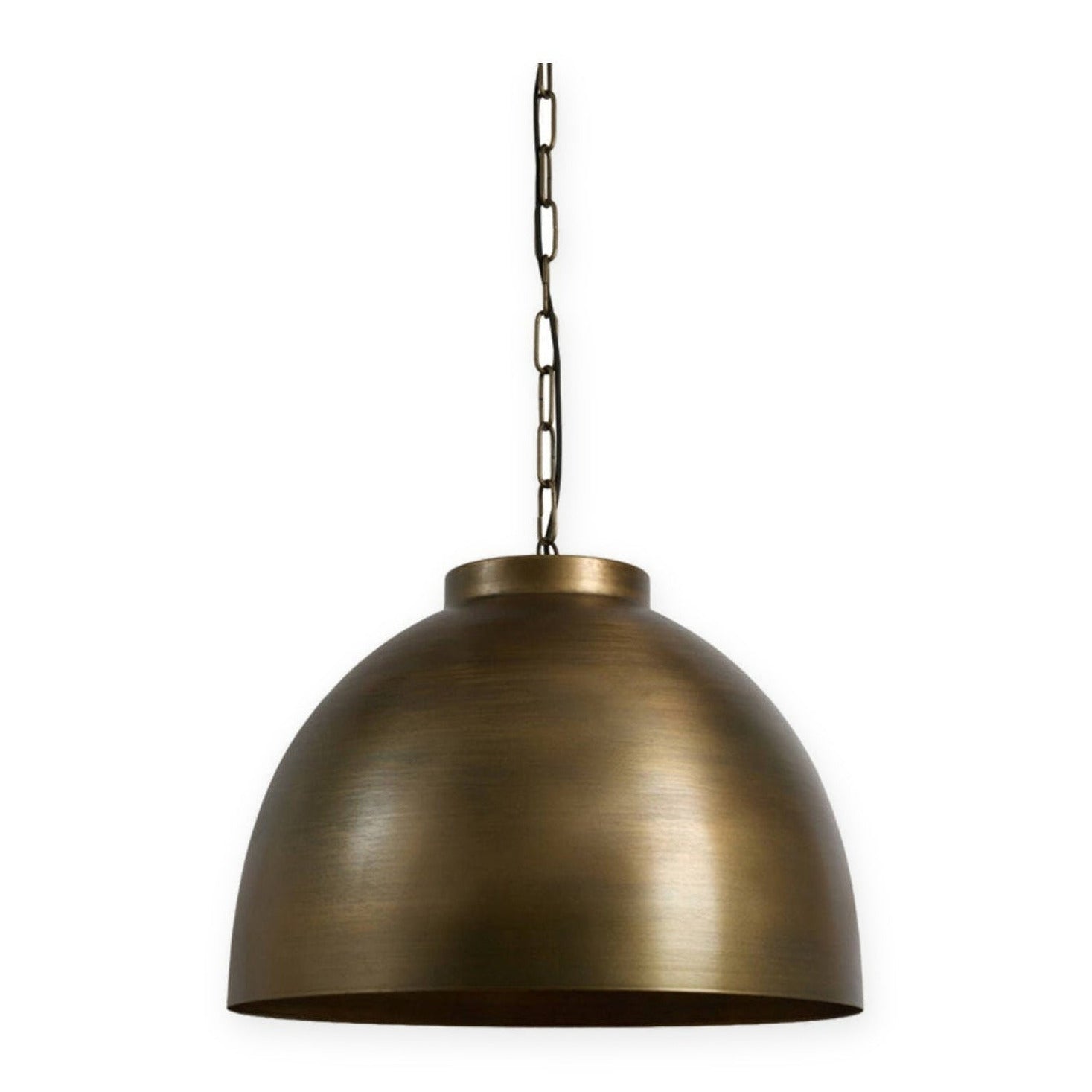 Kylie Raw Antique Bronze Metal Pendant Light 60cm