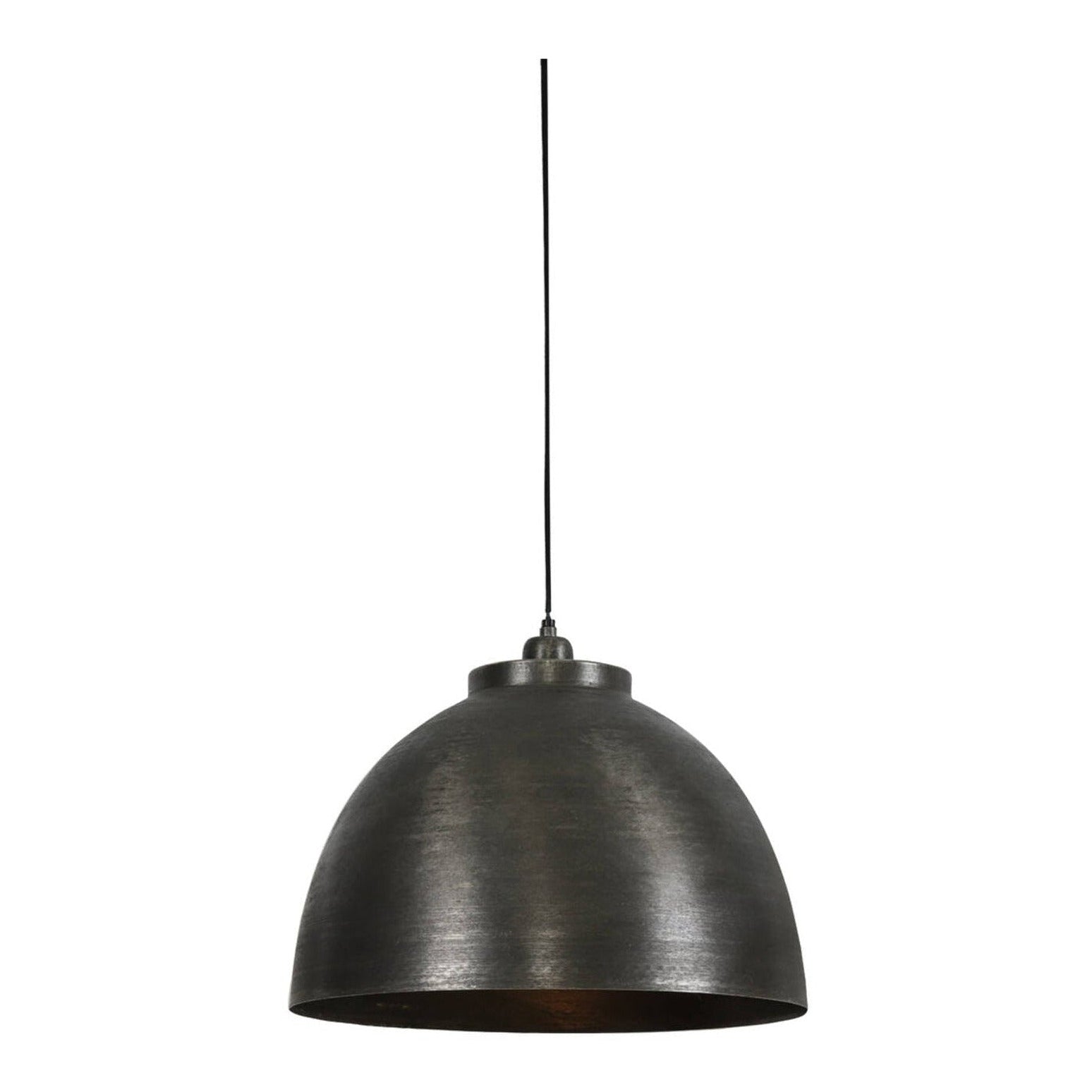 Kylie Dark Raw Nickel Metal Pendant Light 45cm