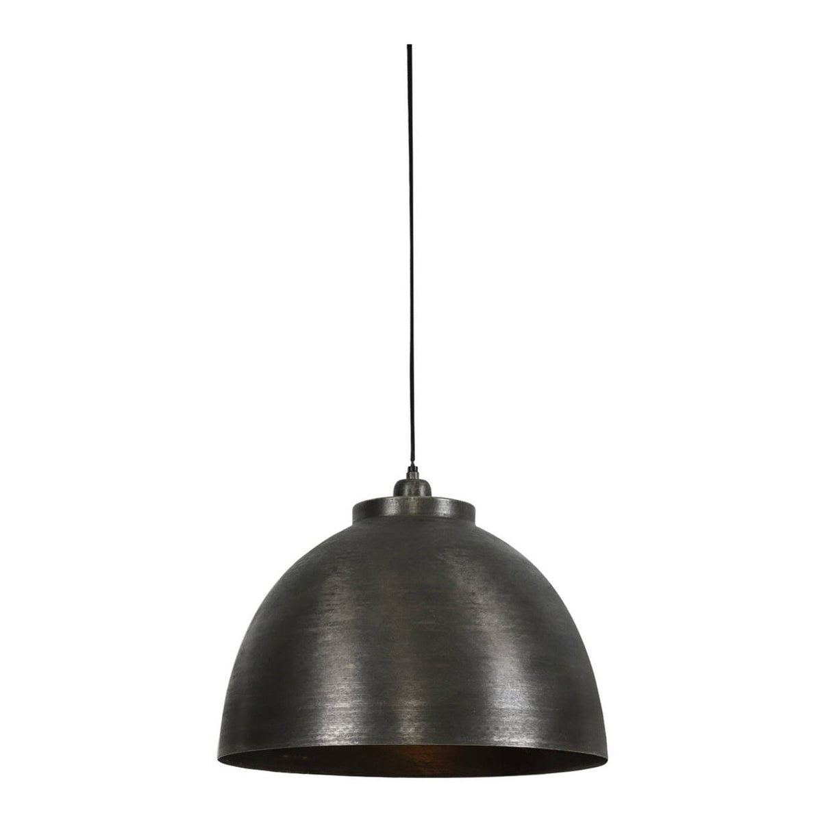Kylie Dark Raw Nickel Metal Pendant Light 45cm