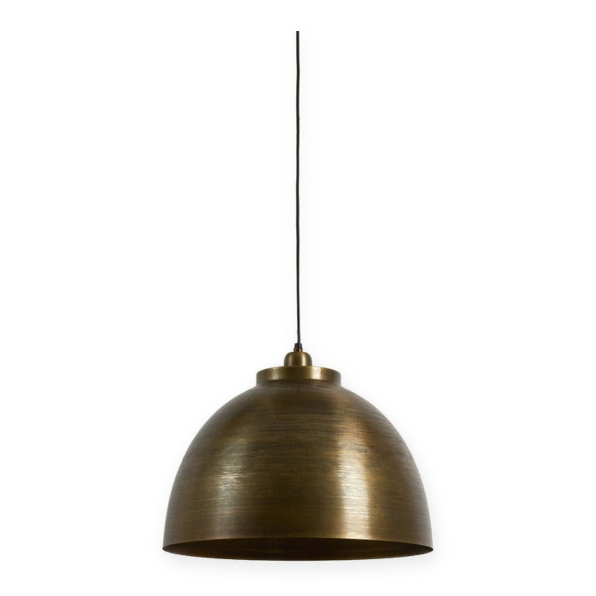 Kylie Raw Antique Bronze Metal Pendant Light 45cm