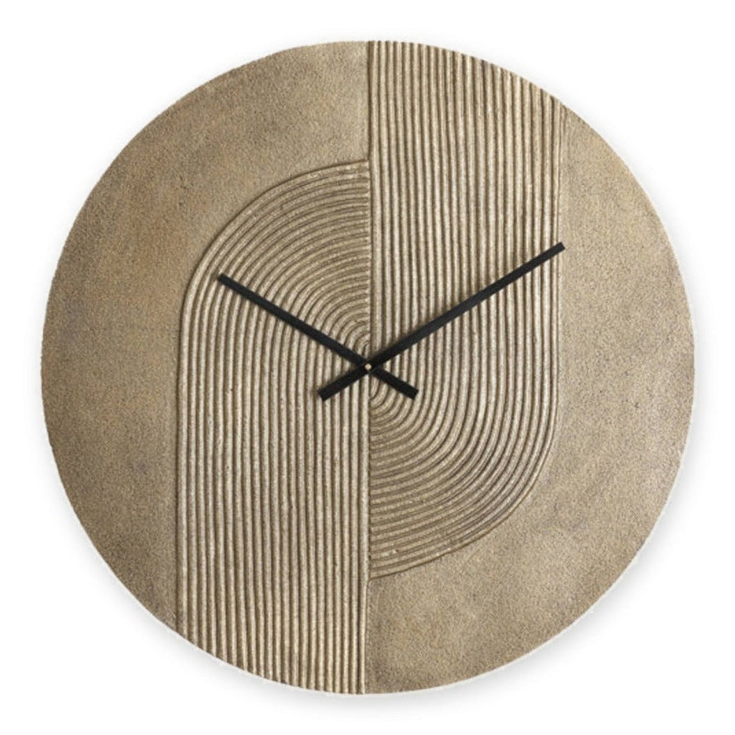 Gwenna Antique Bronze Metal Wall Clock