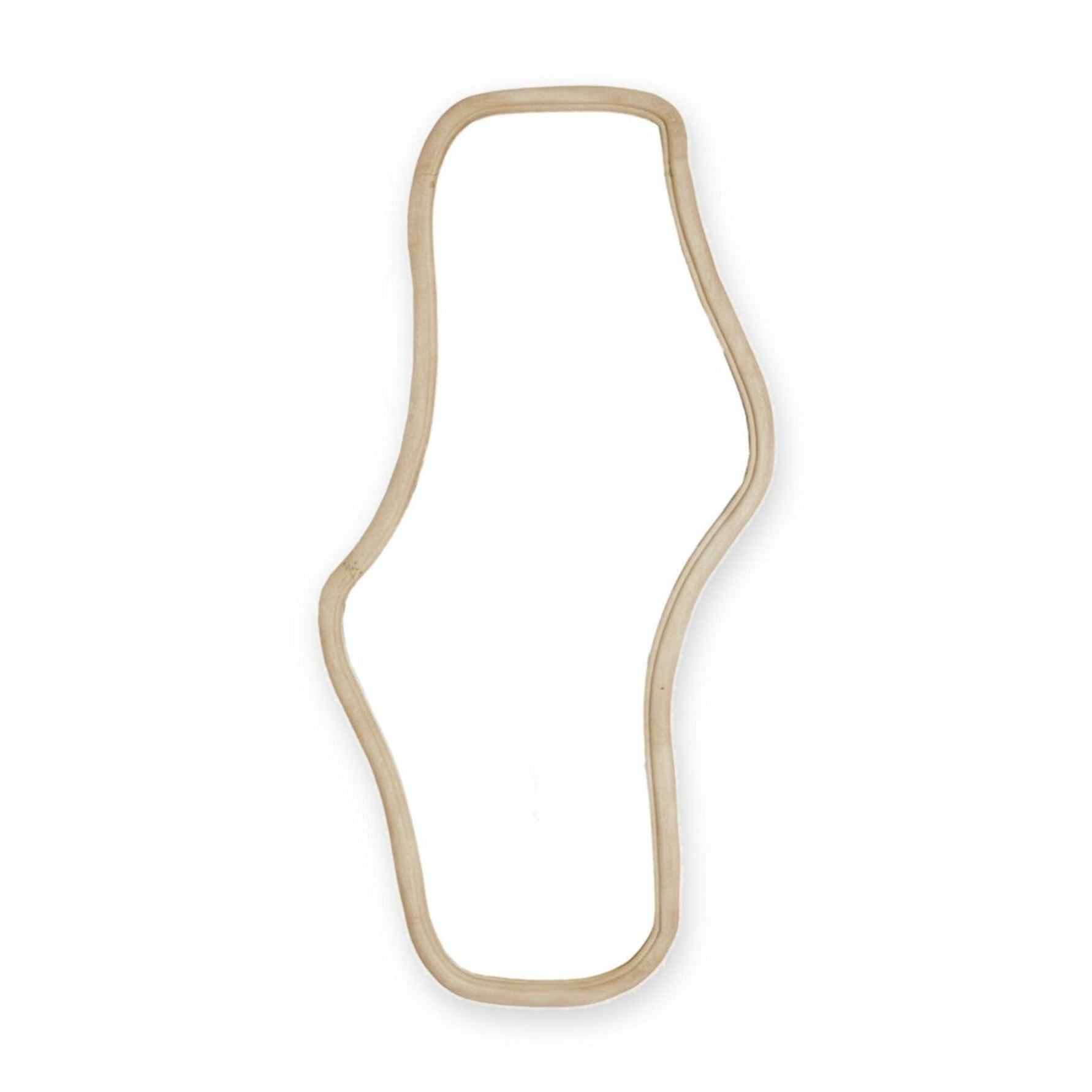 Celano Matt Natural Wood Full Length Leaner Mirror 161cm