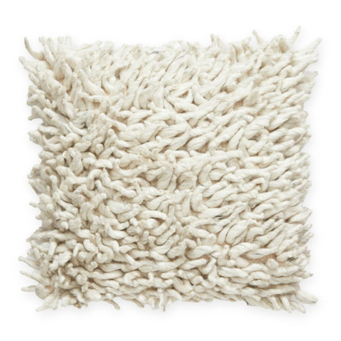 Comallo Natural Shaggy Square Cushion 45x45cm