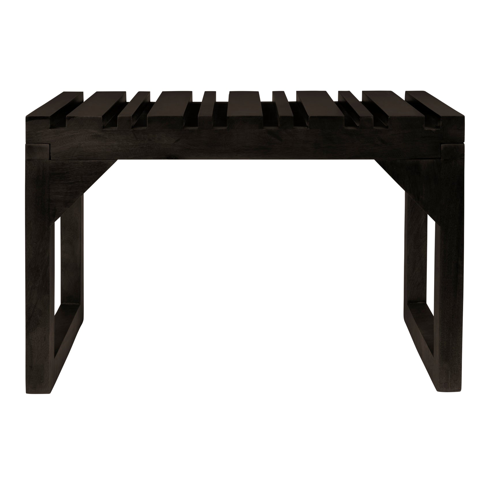 Dutchbone Yeskub Black Wood Bench