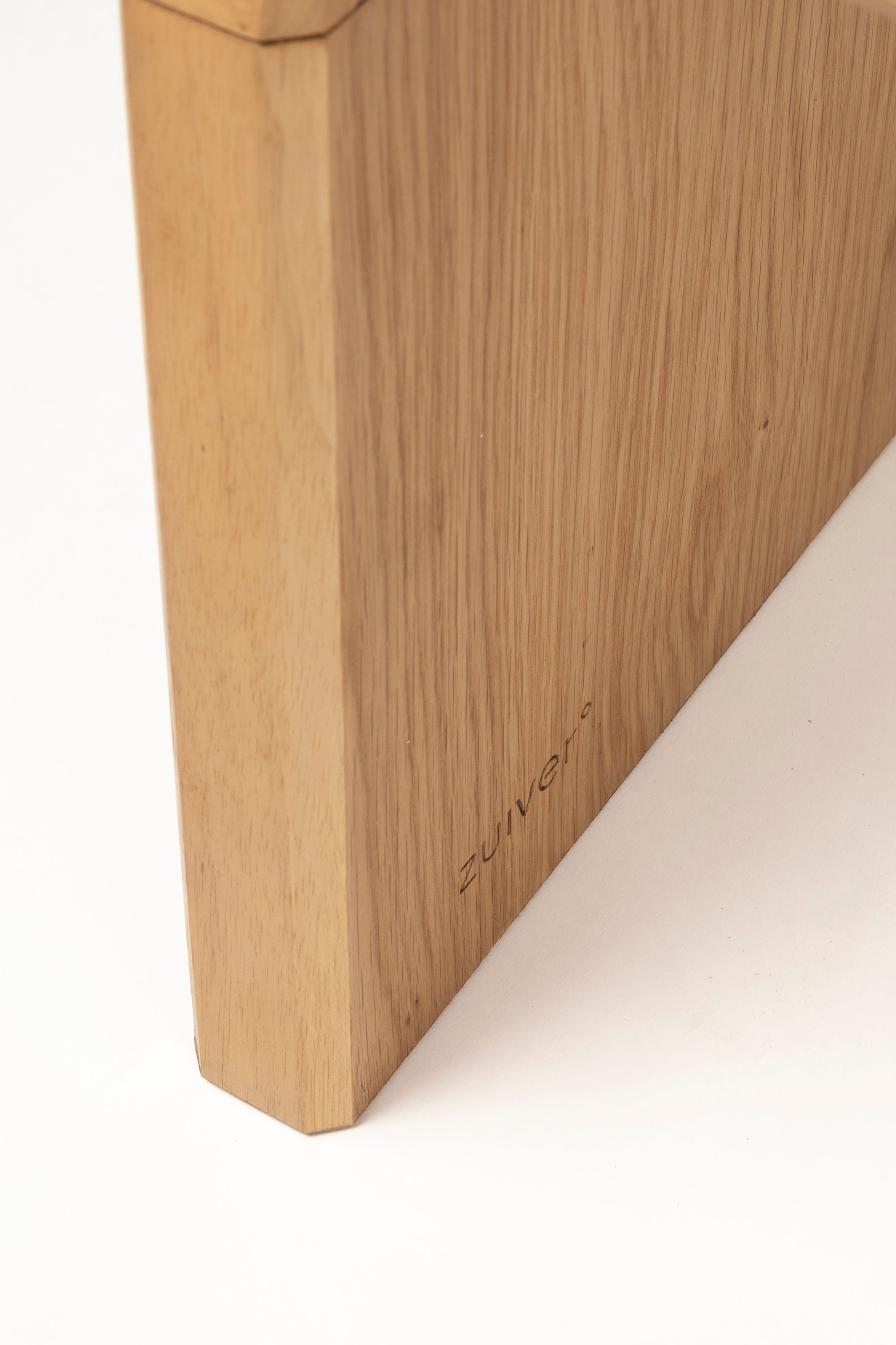 Zuiver Brave Curved Natural Oak Wood Dining Bench