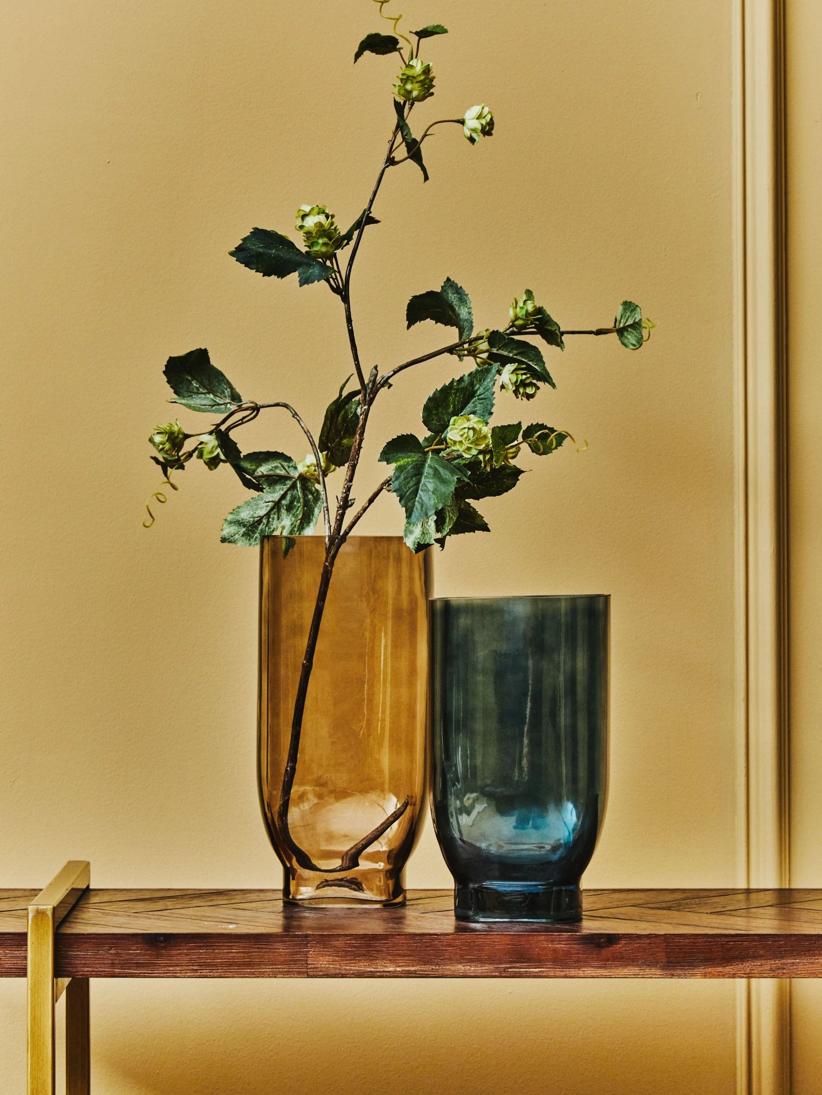 Estuary Small Blue Glass Vase