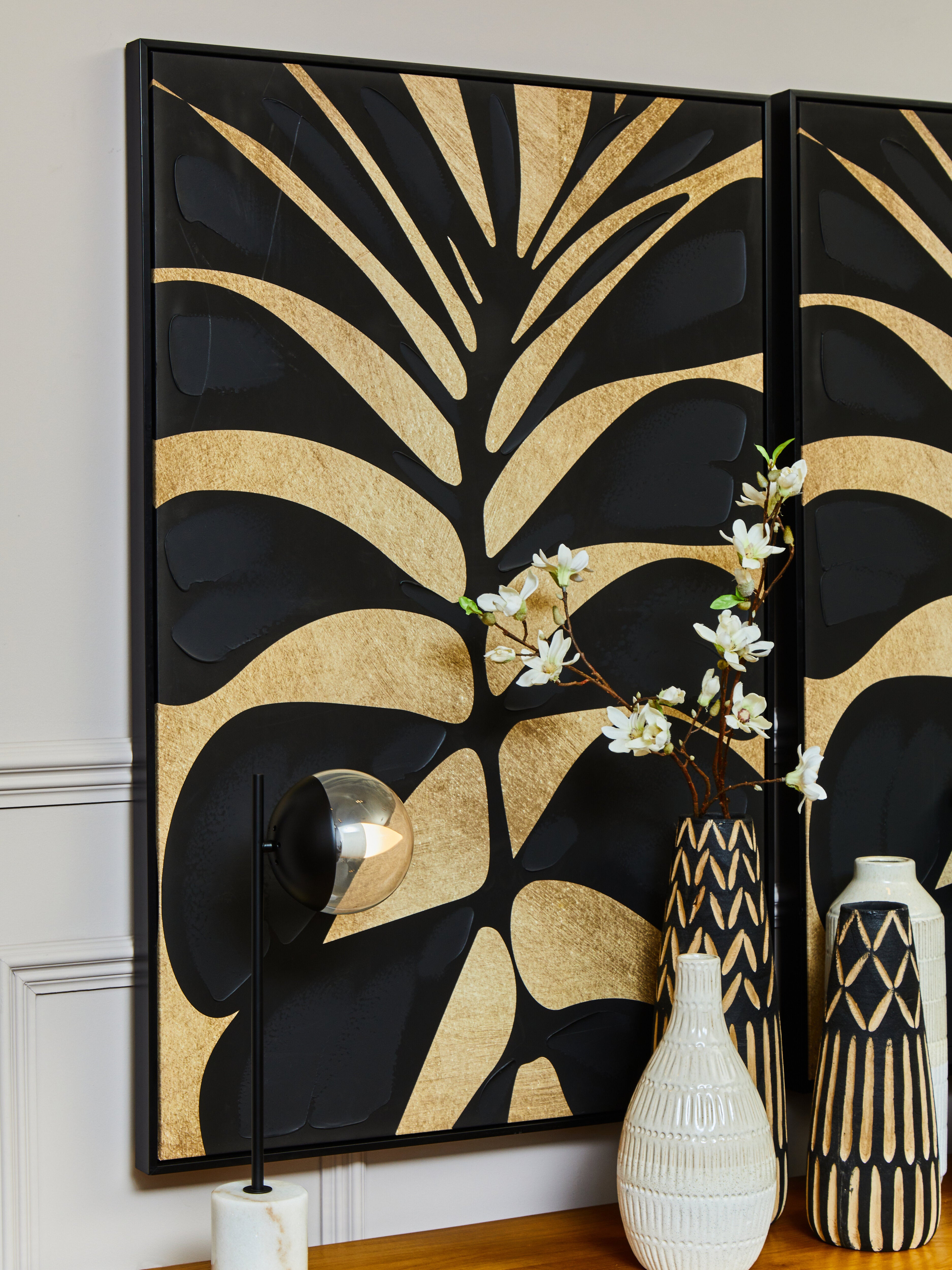 Harmony Small Engraved Wooden Vase