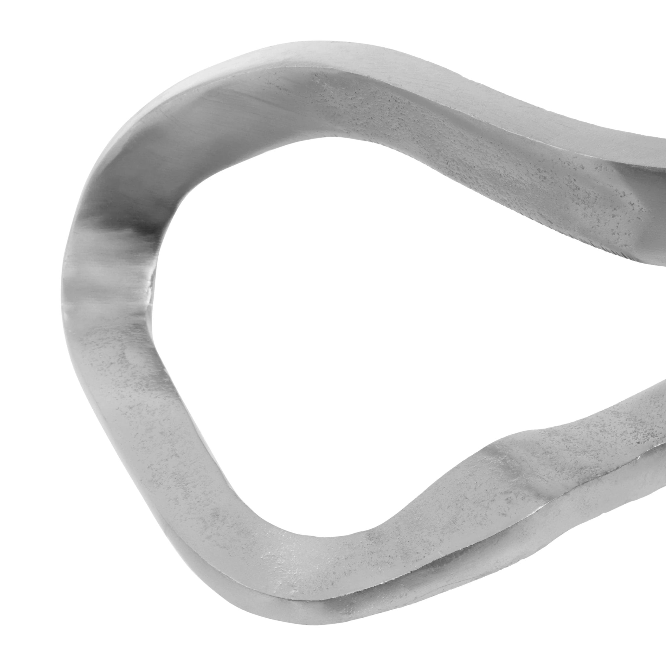 Atelier Silver Finish Aluminium Abstract Knot Sculpture