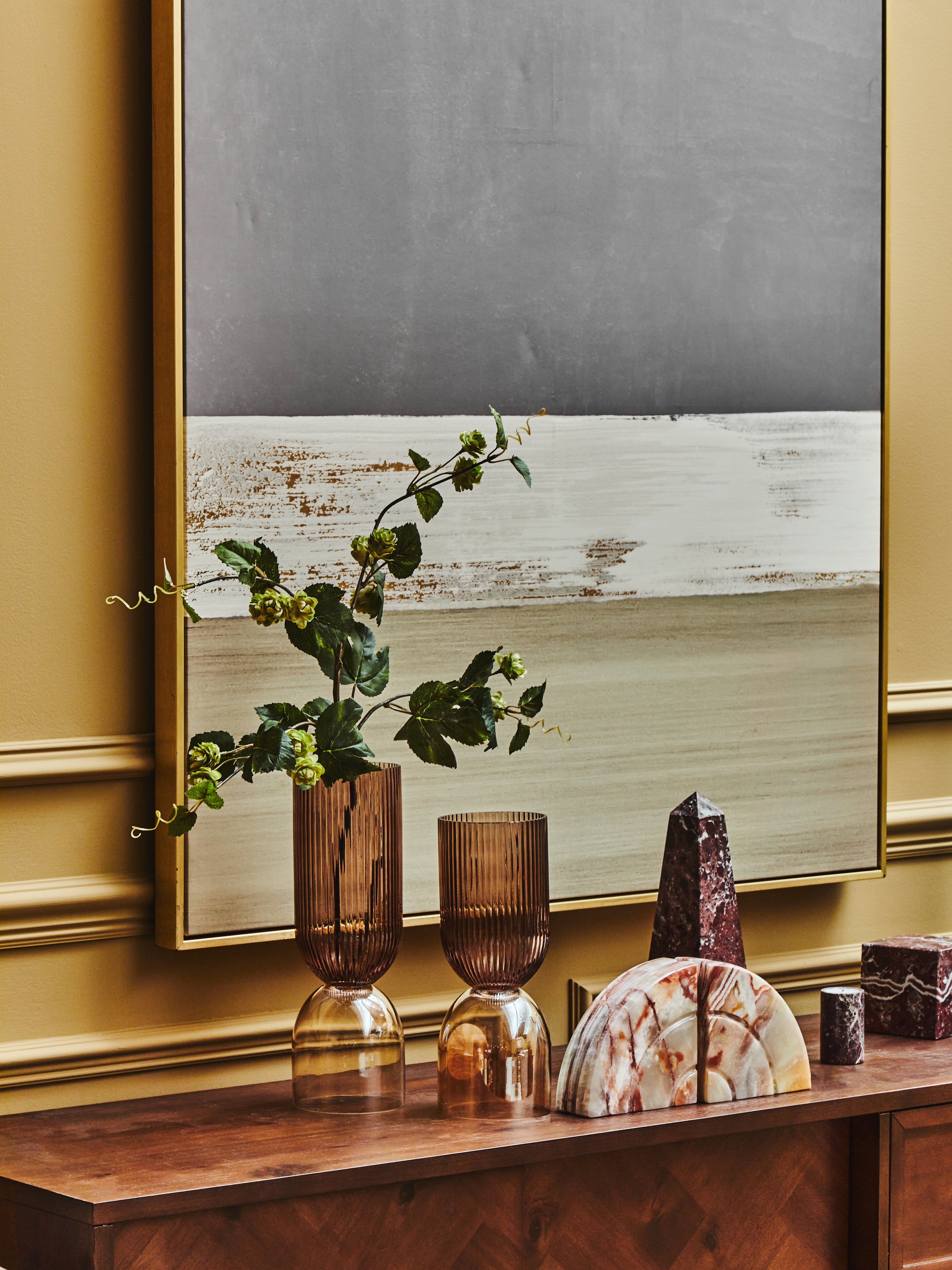 Toluca Red Marble Obelisk Sculpture | Small