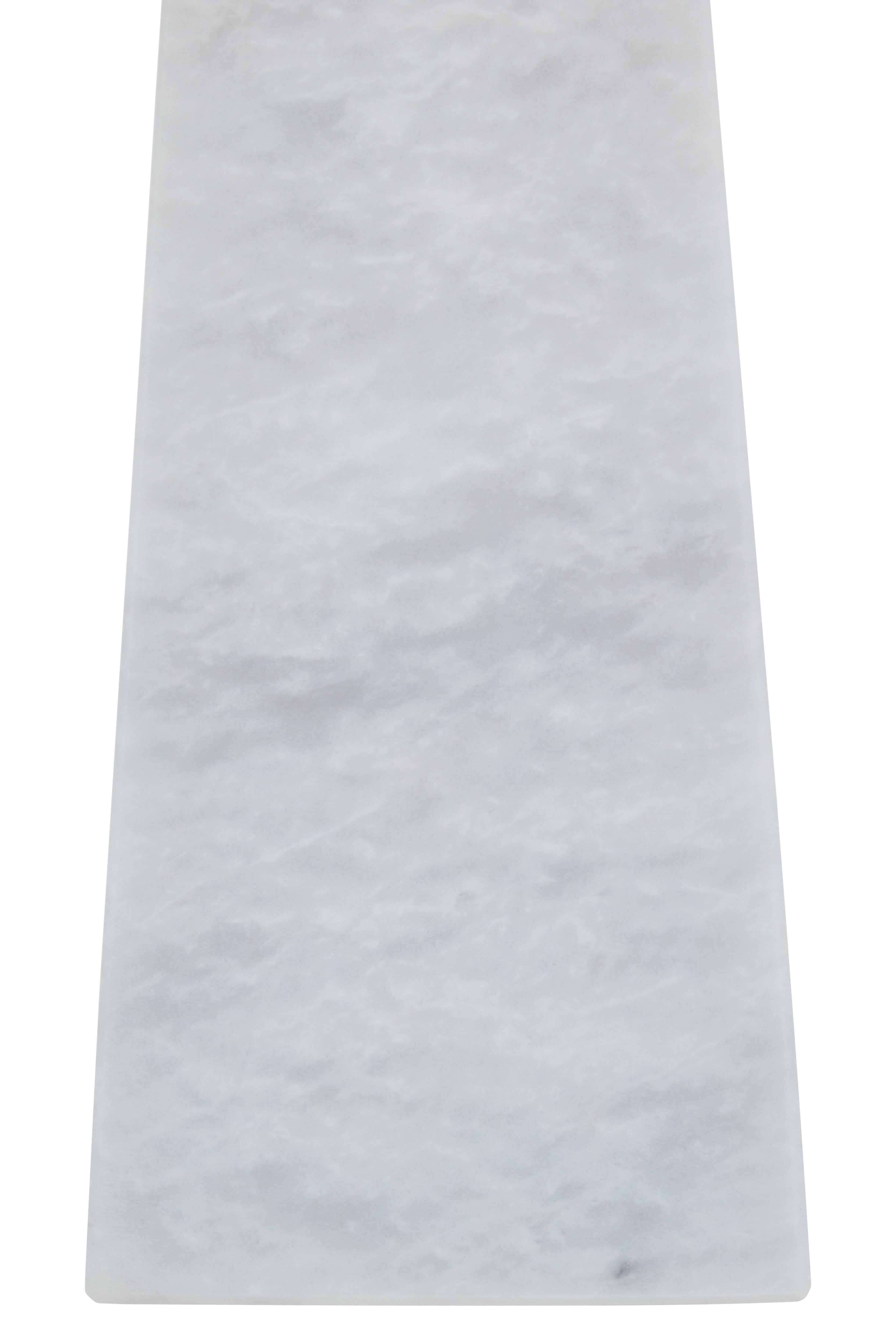 Toluca White Marble Obelisk Sculpture | Small