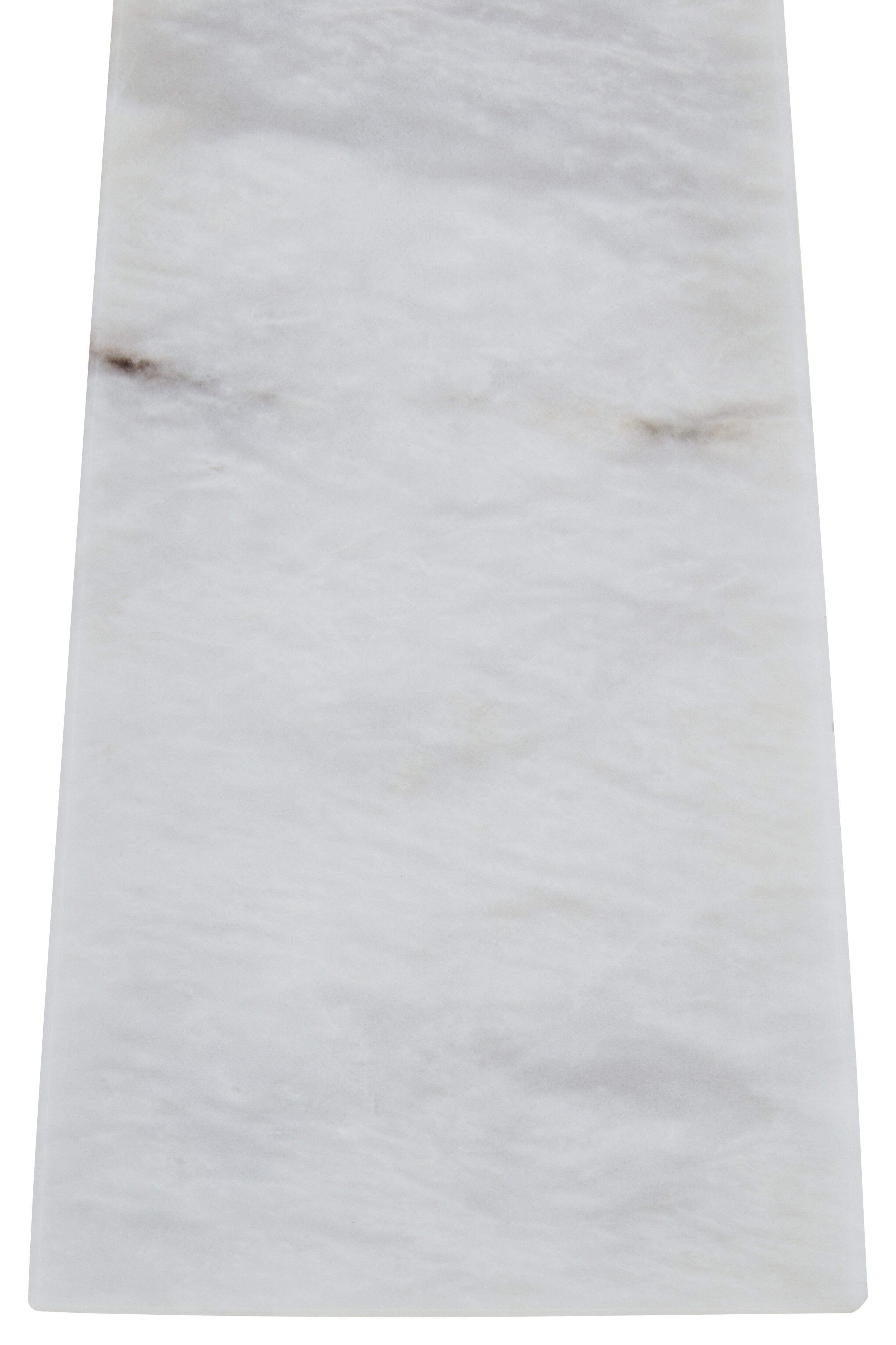 Toluca White Marble Obelisk Sculpture | Large