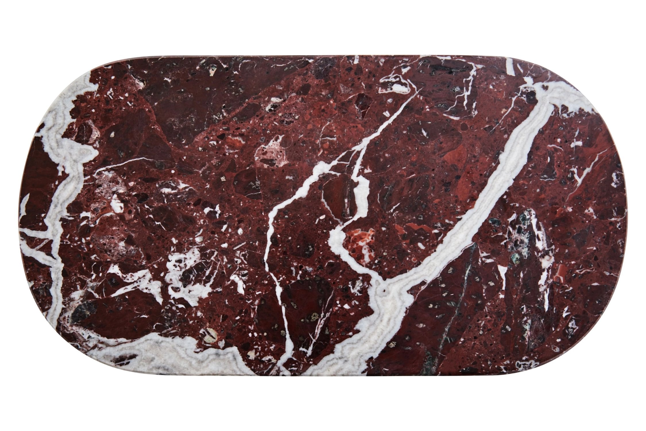 Siena Oval Red Marble Serving Board