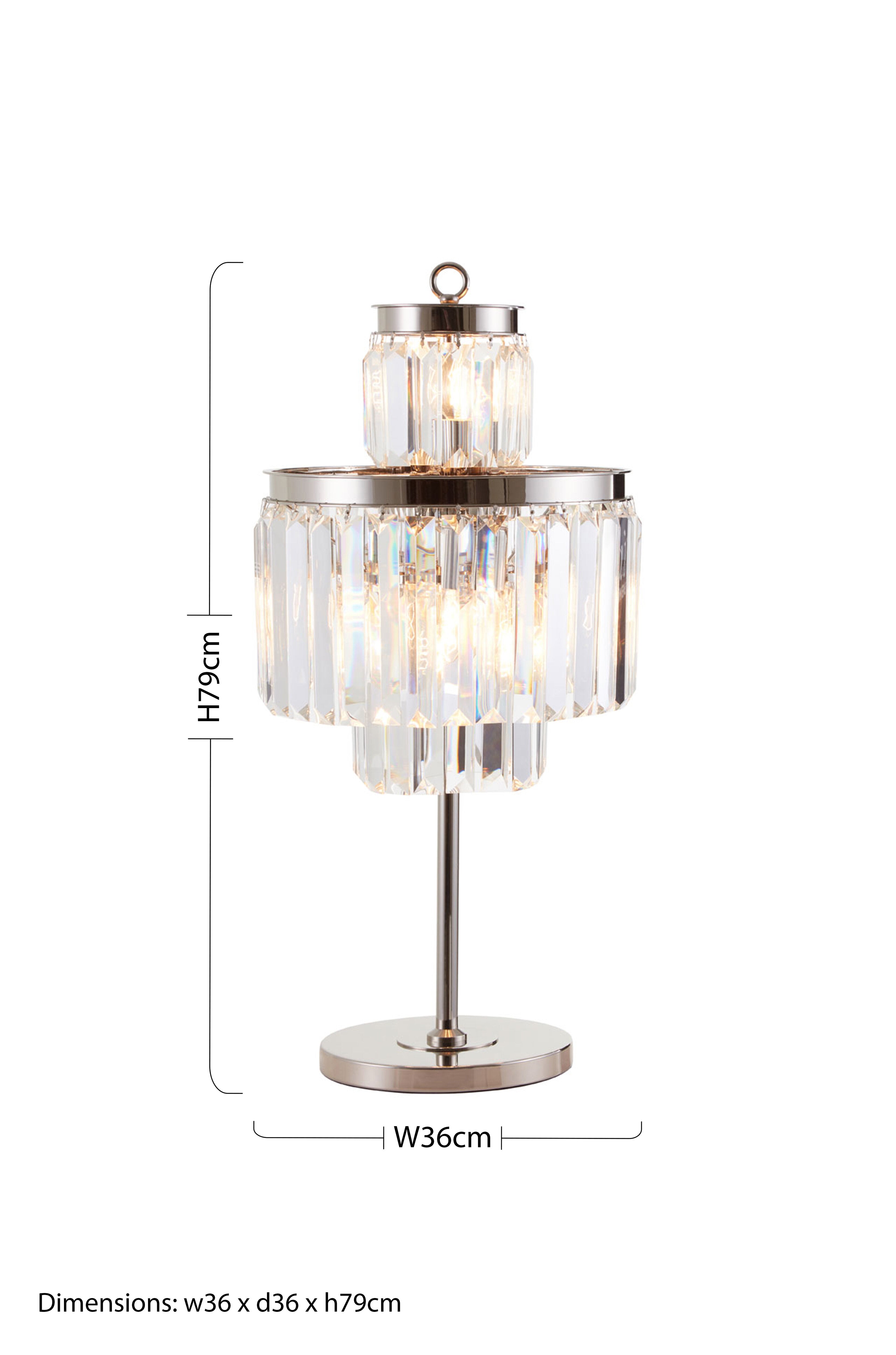 Candace Townhouse 8 Bulbs Table Lamp