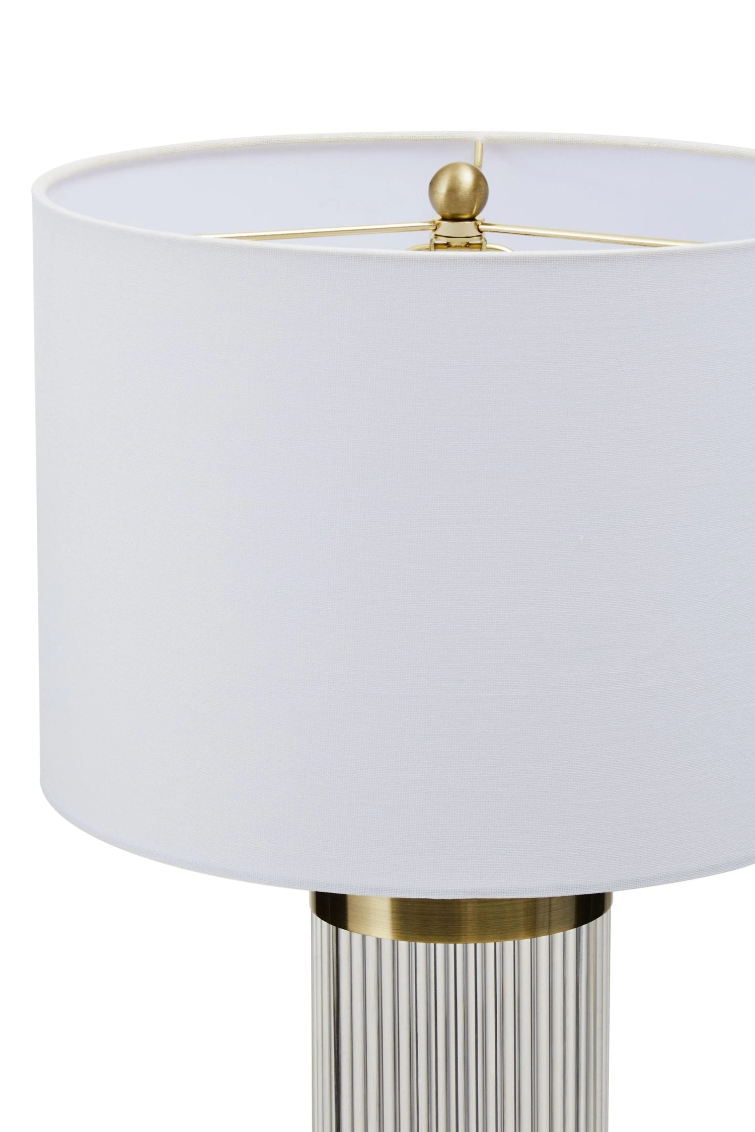 Pearl White & Gold Table Lamp