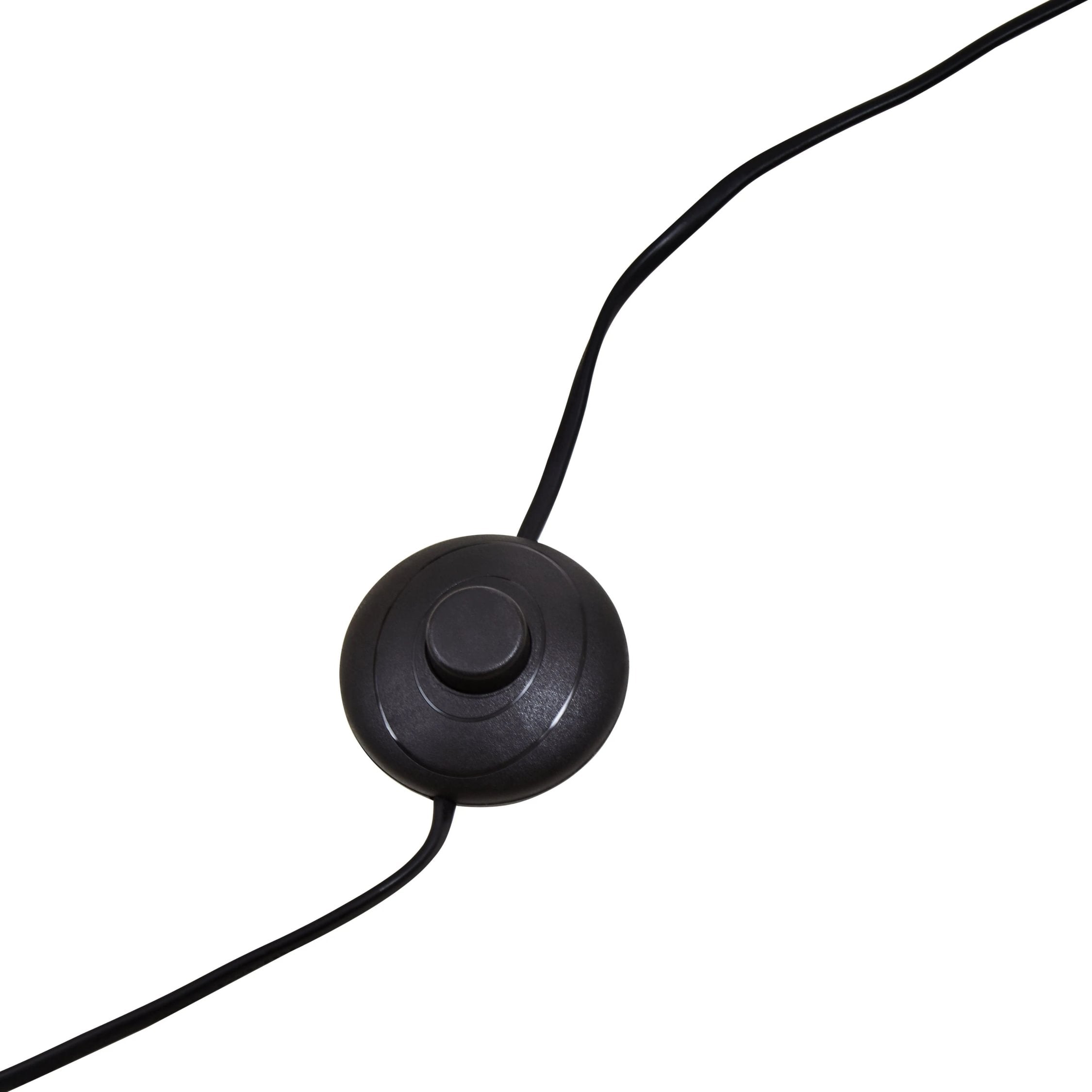 Langford Brushed Brass Finish & Black Marble Floor Lamp