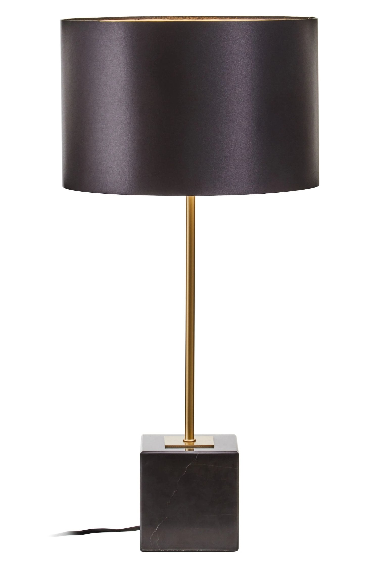 Langford Black Marble & Gold Finish Table Lamp