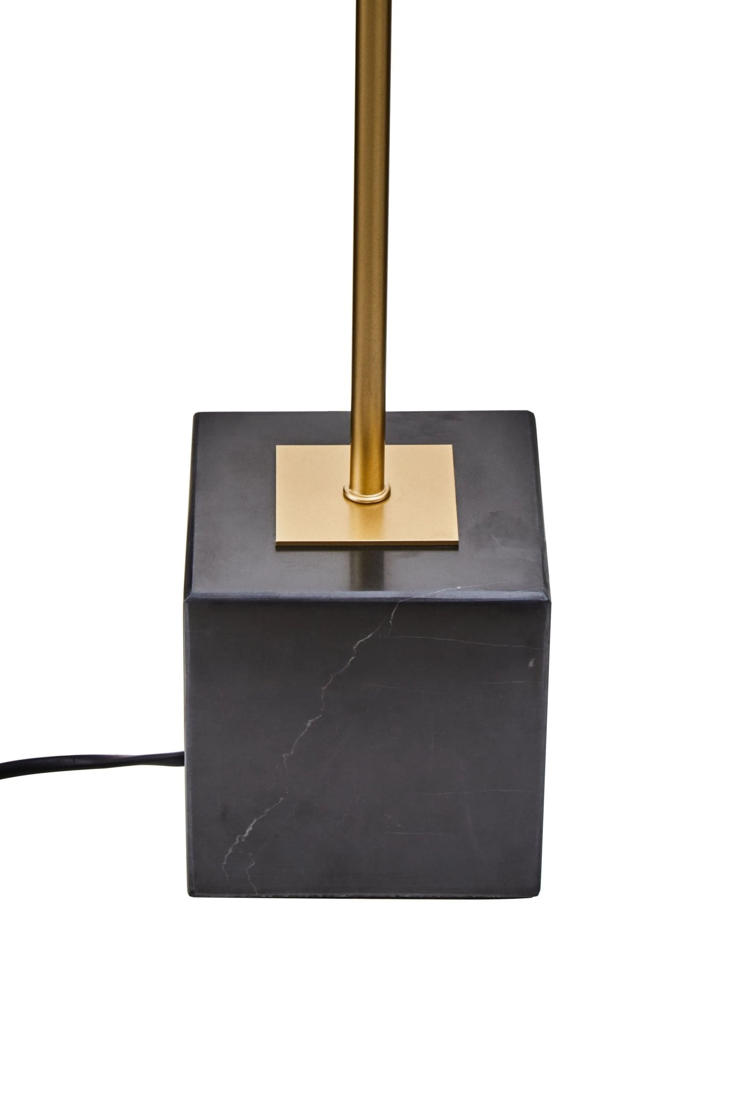 Langford Black Marble & Gold Finish Table Lamp