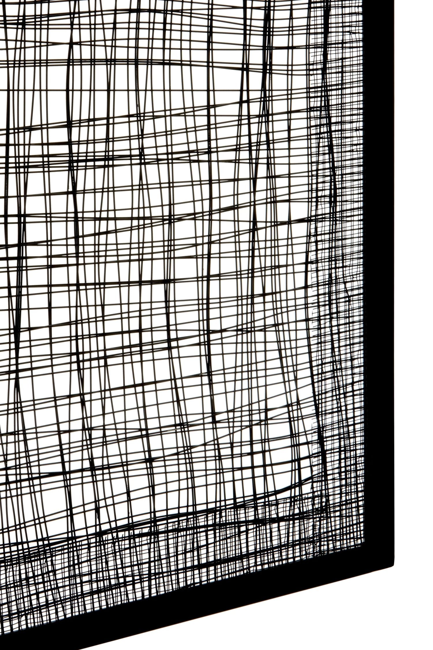 Linea Metal Cross Wires Design Wall Art