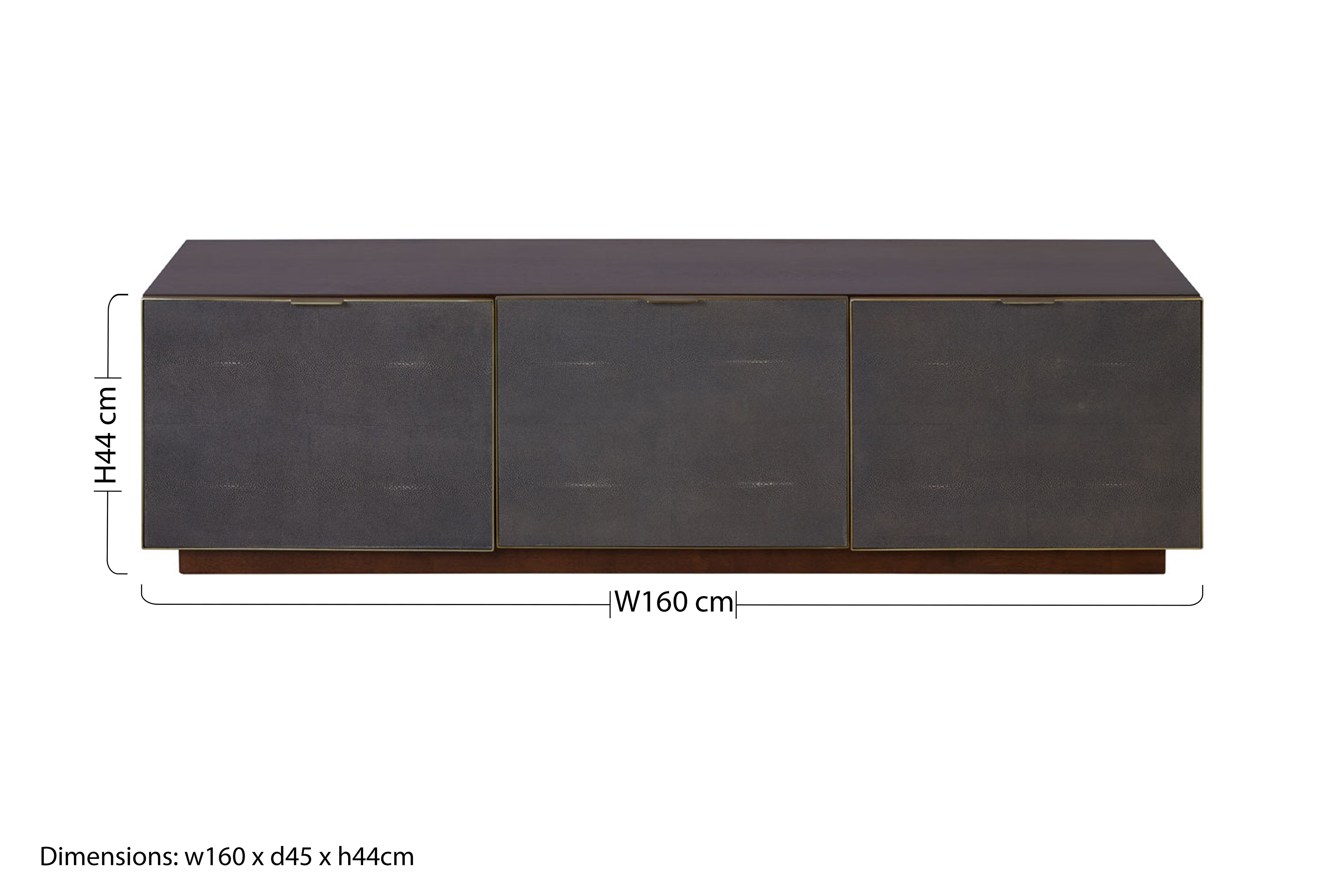 Lorna Grey Shagreen TV Unit
